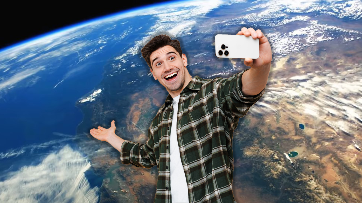 Der Satellit wird in der Lage sein, ein Selfie aus dem Weltraum mit der Erde im Hintergrund zu machen. (Symbolbild).