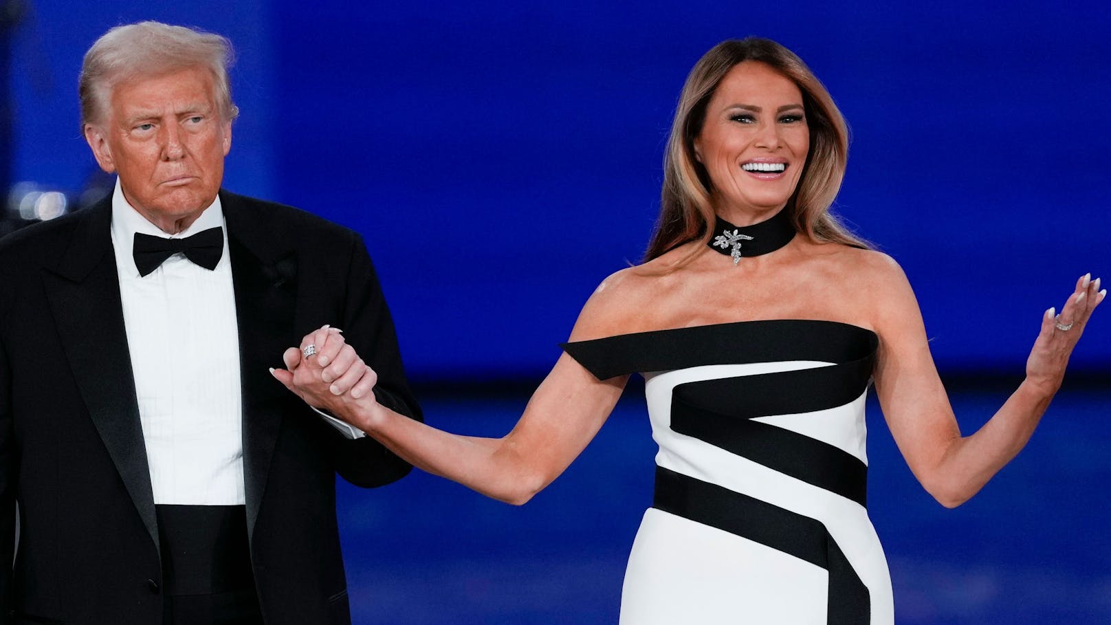 In diesem Kleid stahl Melania dem Präsidenten die Show