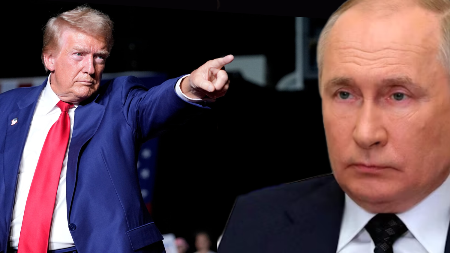 Donald Trump droht Wladimir Putin mit Zöllen, 
