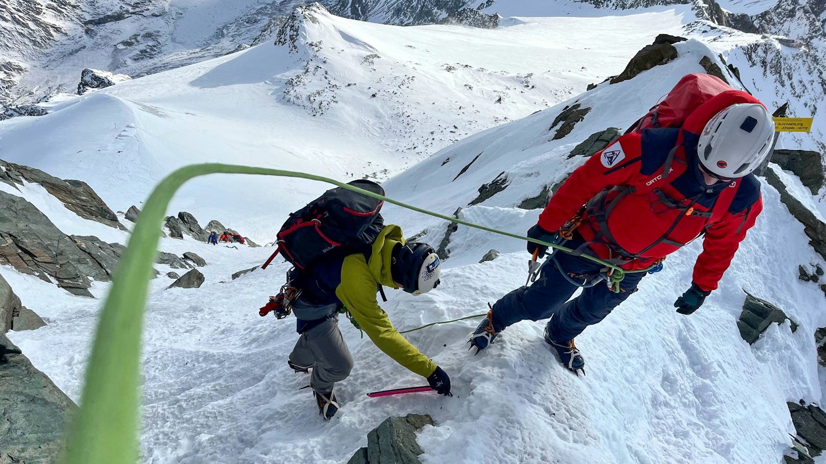 Bilder des Rettungseinsatzes am Großglockner 