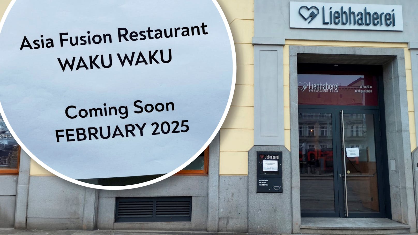 "Coming soon" – neues Restaurant eröffnet in Top-Lage