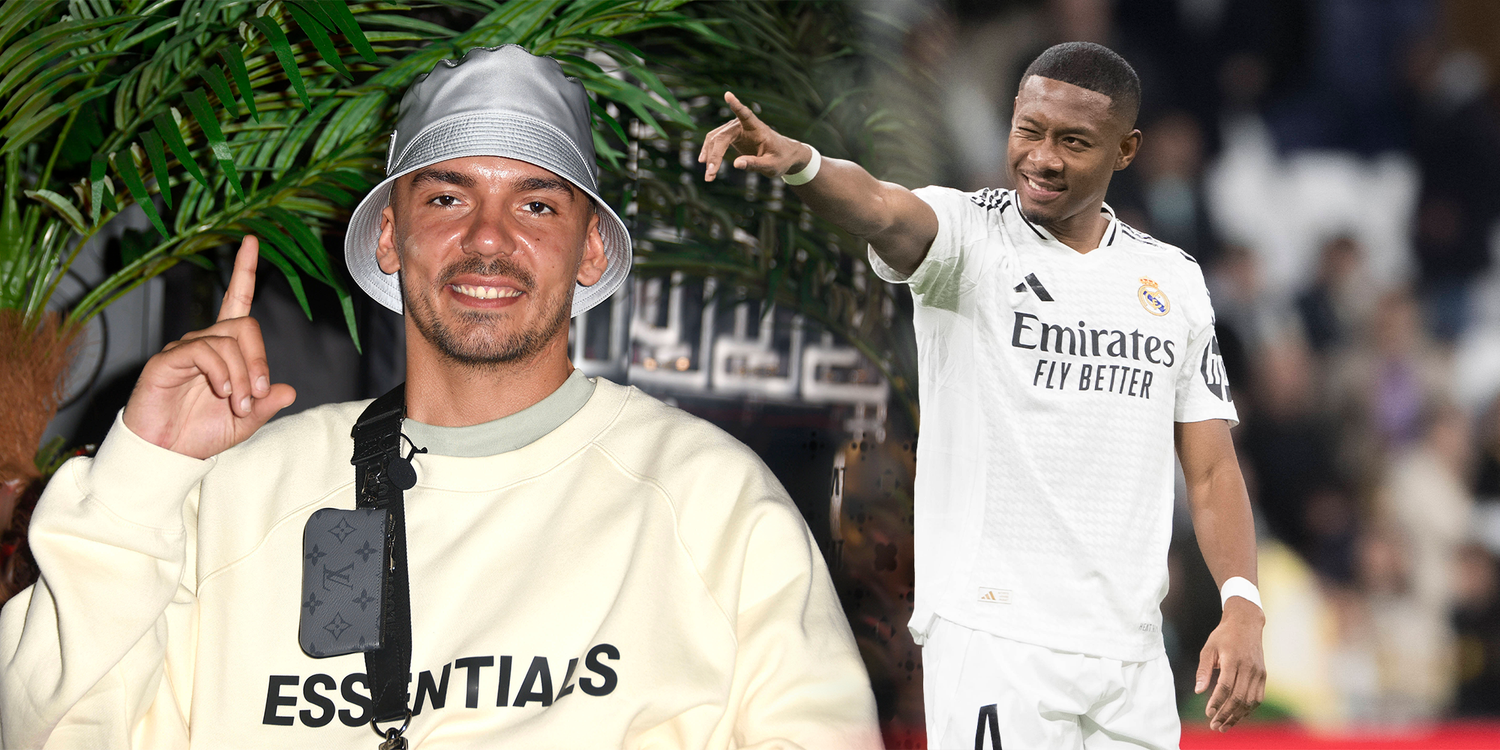 Capital Bra und David Alaba scheinen verbunden zu sein.