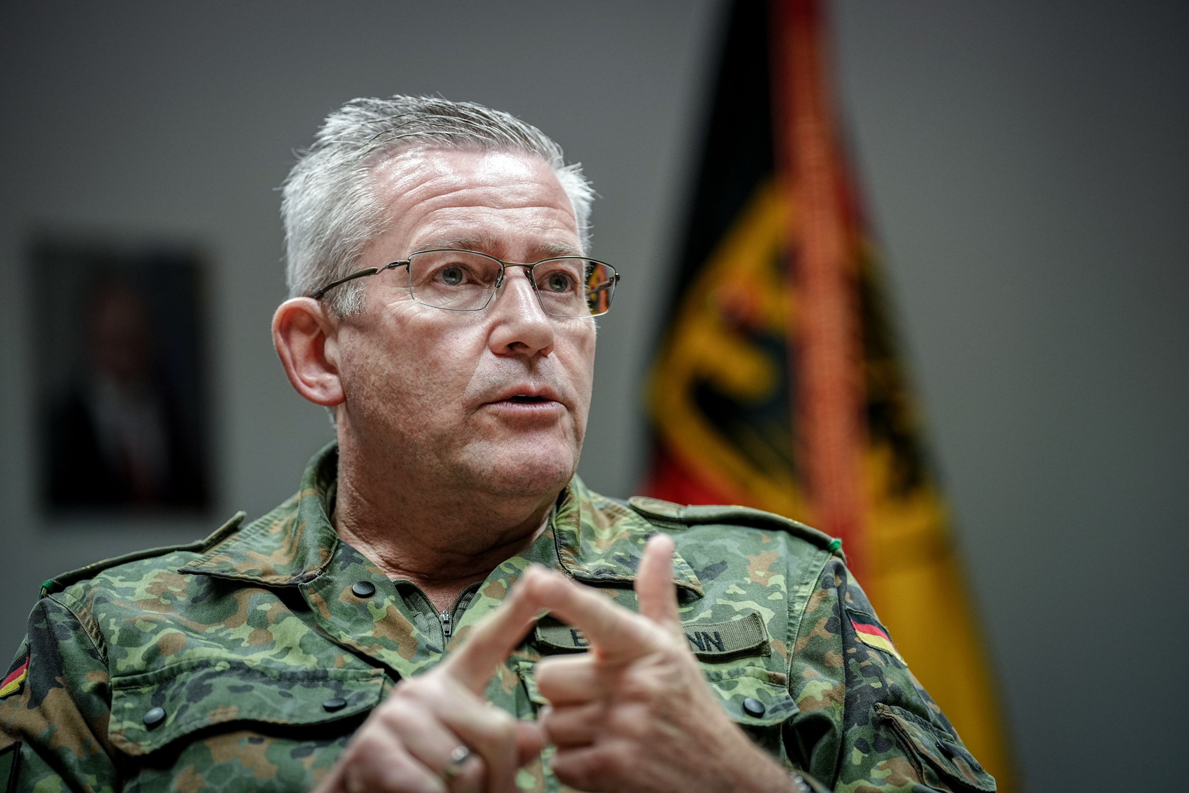 Generalleutnant André Bodemann ist der Kommandeur für Territoriale Aufgaben der deutschen Bundeswehr.