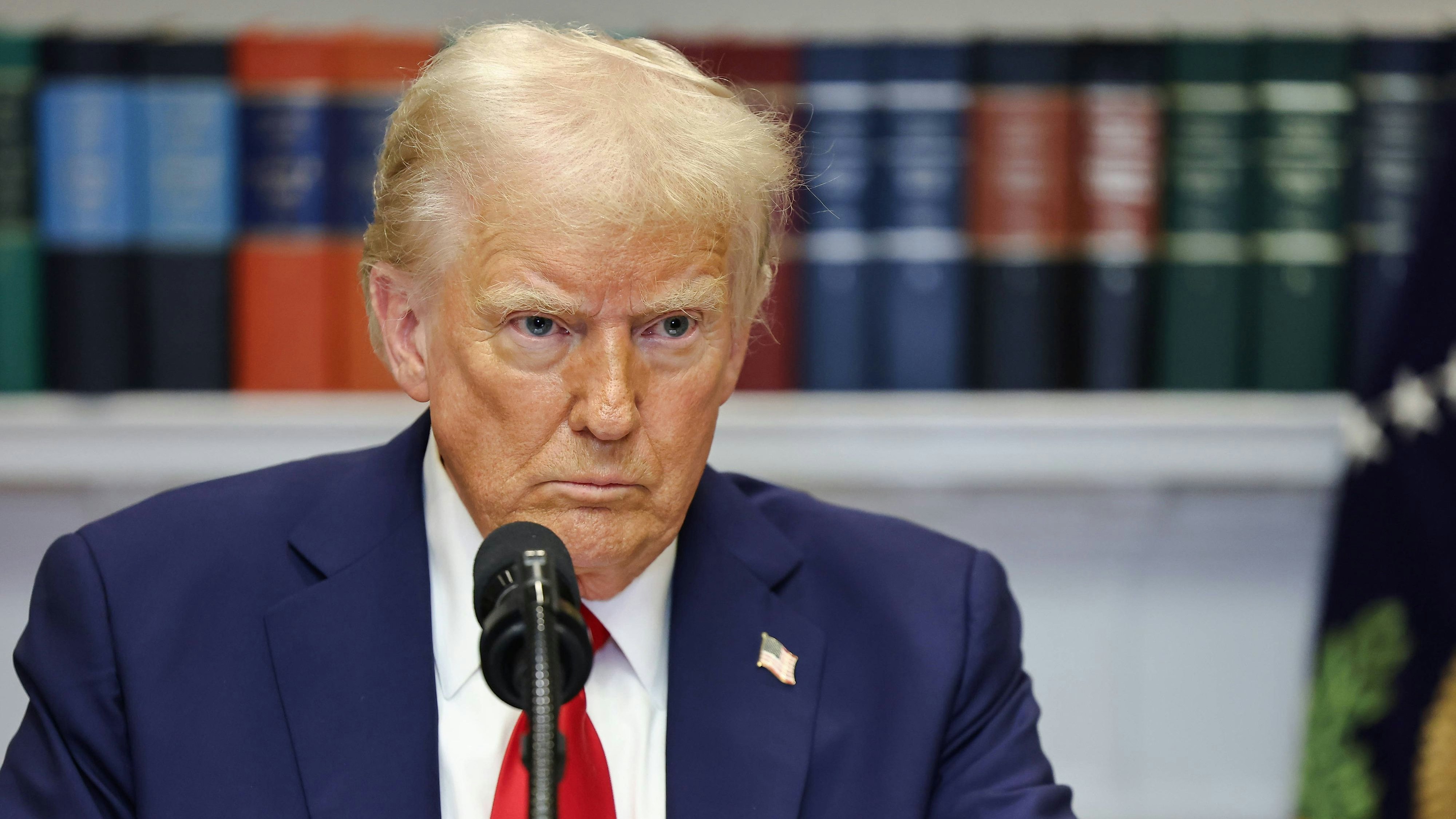 Trump richtete scharfe Worte in Richtung Russland. 