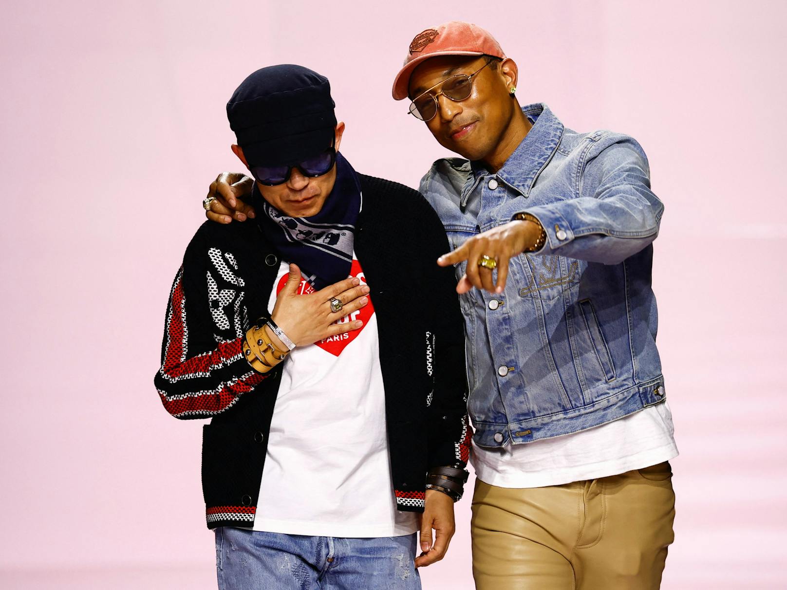 Pharrell (r.) und Nigo verbindet eine "Freundschaft für's Leben"