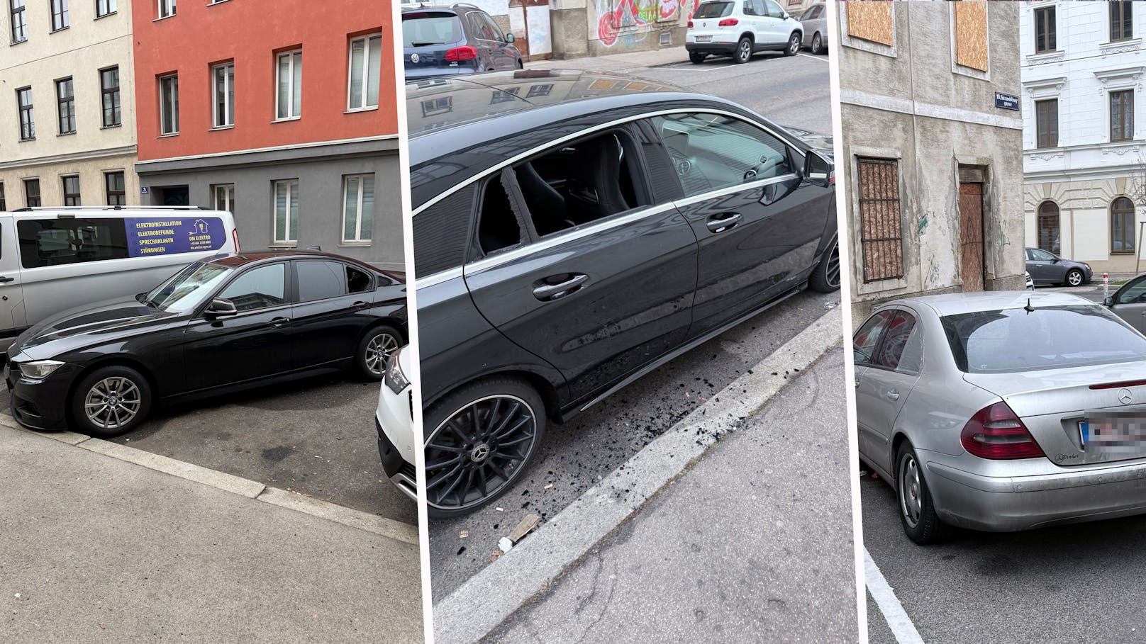 Serien-Einbrüche in Wien-Favoriten! 20 Autos geknackt