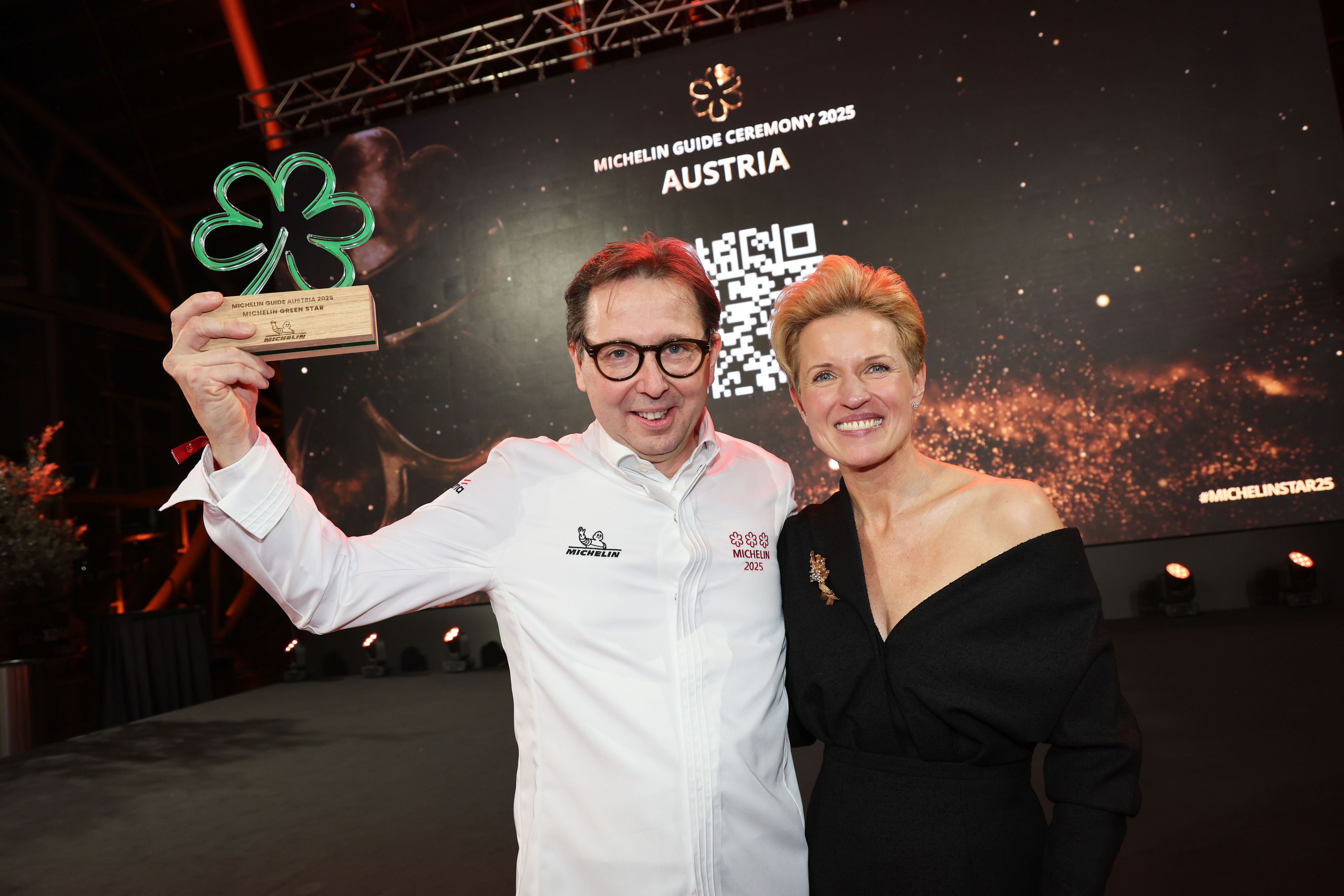 Heinz und Birgit Reitbauer&nbsp;freuen sich, mit dem Steirereck das zweite 3-Sterne-Restaurant Österreichs zu betreiben.