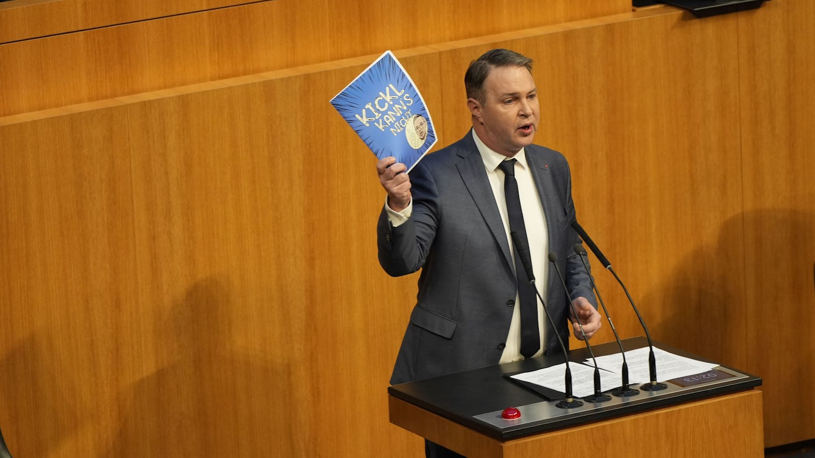 ... und rechnete hart mit FPÖ-Chef Herbert Kickl ab.