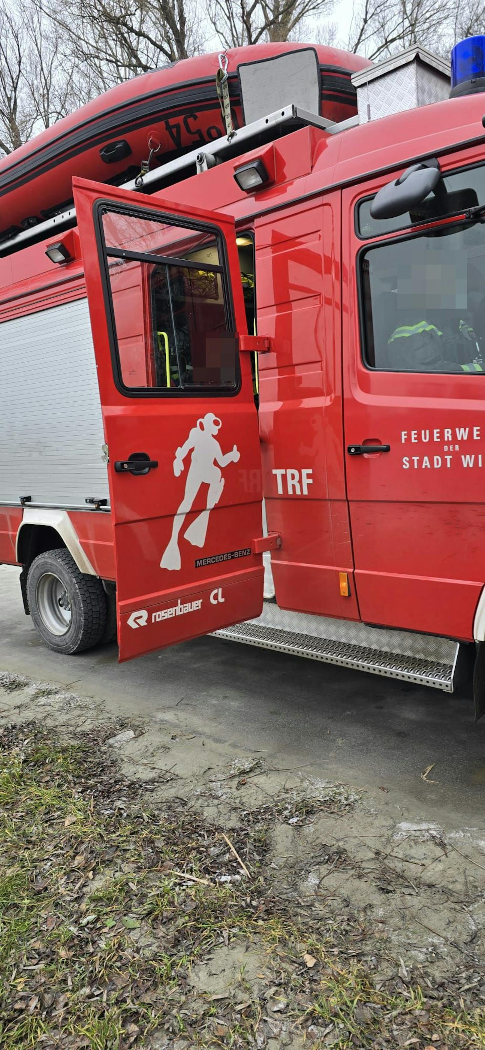 Die Berufsfeuerwehr Wien war rasch zur Stelle.