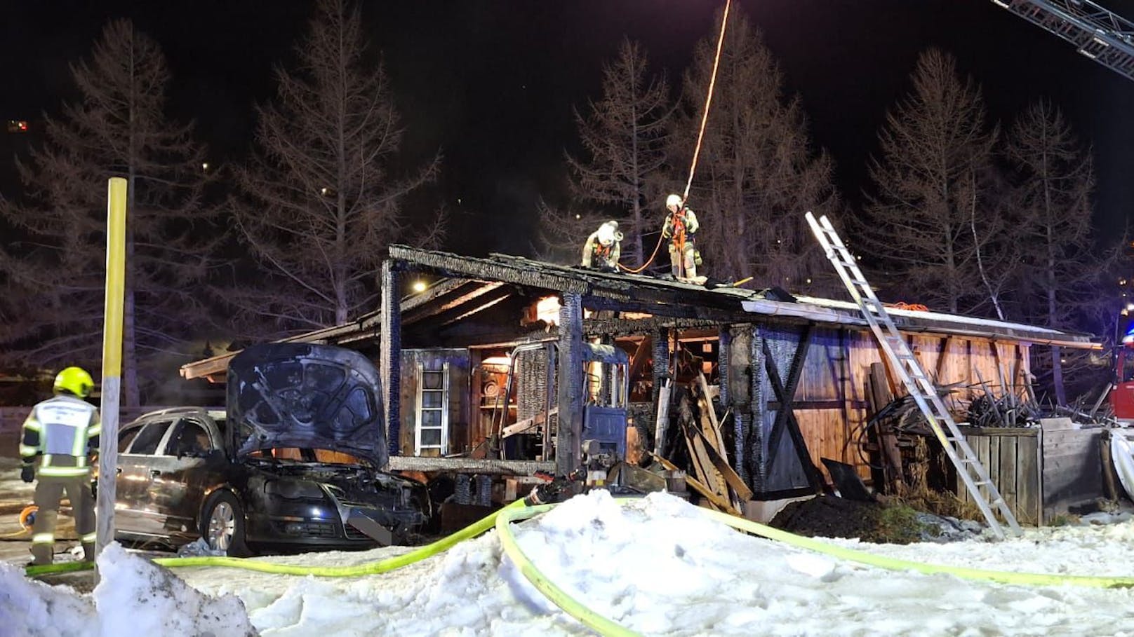 Insgesamt standen 62 Mitglieder der Feuerwehren Sölden, Gurgl und Vent im Einsatz...