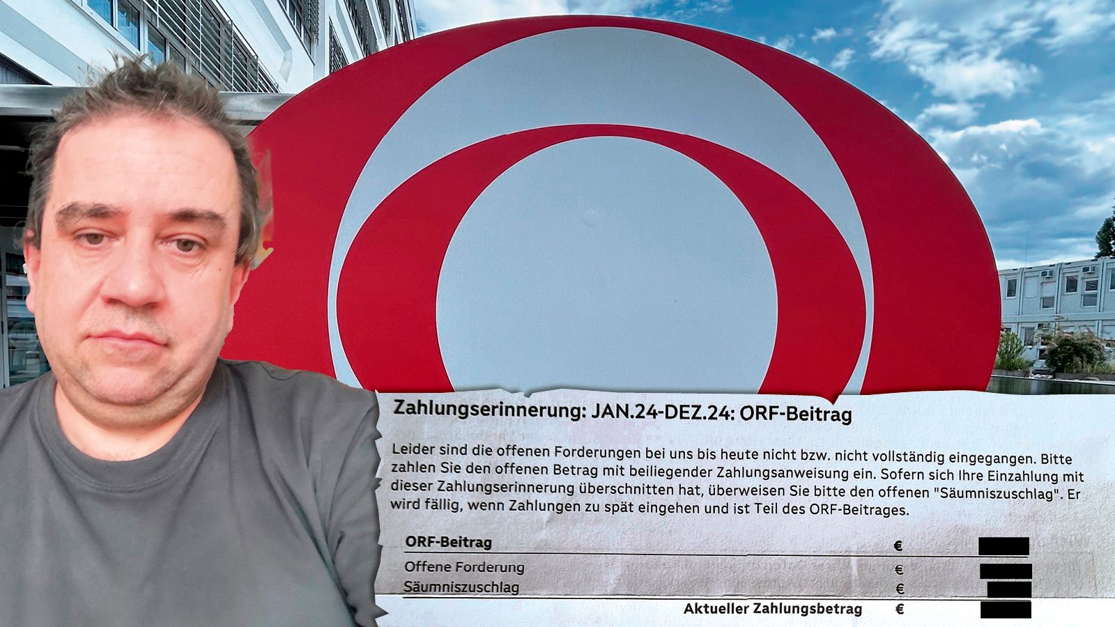 Thomas S. aus Oberösterreich hat bis jetzt noch keine ORF-Haushaltsabgabe gezahlt.