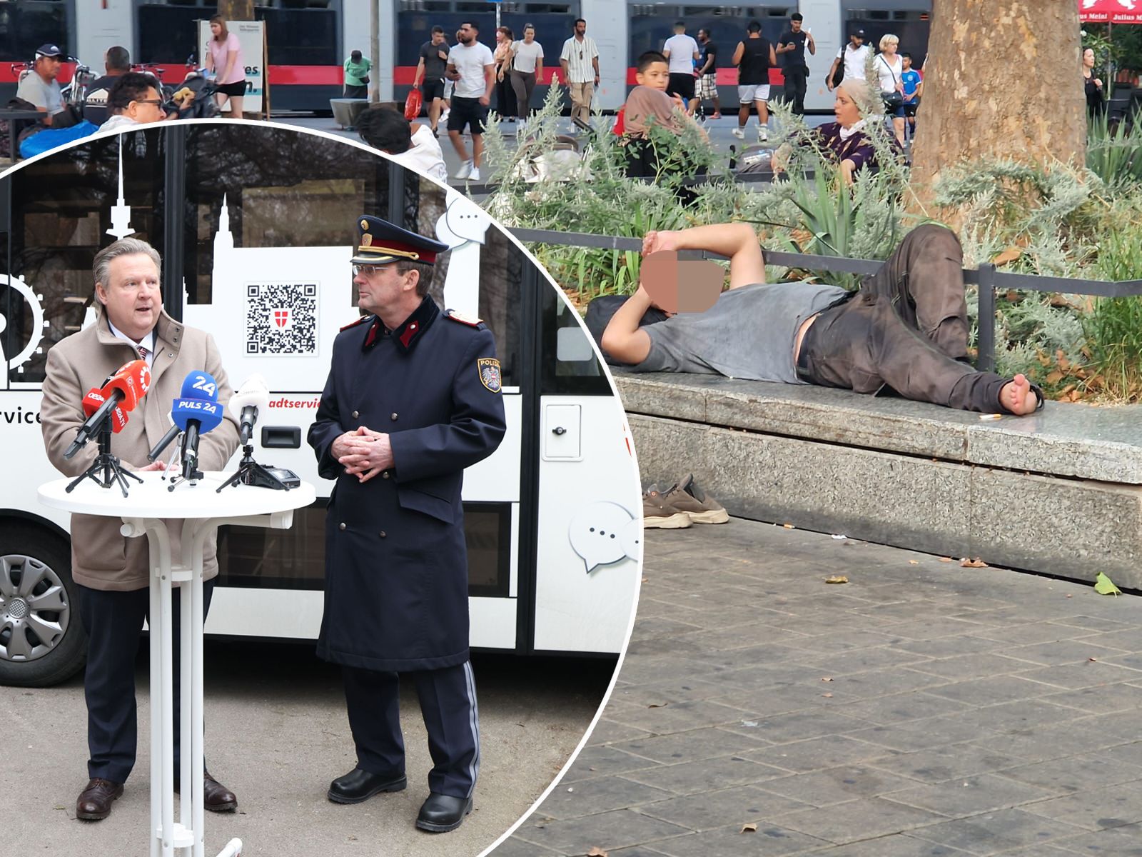 Anrainer sind seit längerer Zeit besorgt – jetzt reagieren Bürgermeister Michael Ludwig(SPÖ) und Wiens Polizeichef Gerhard Pürstl.