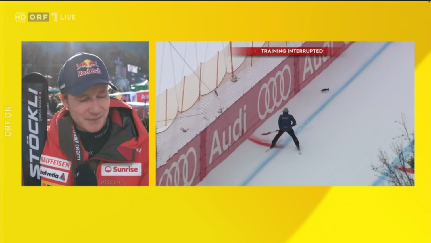 Ein Eichhörnchen macht den Lärchenschuss auf der Streif unsicher.