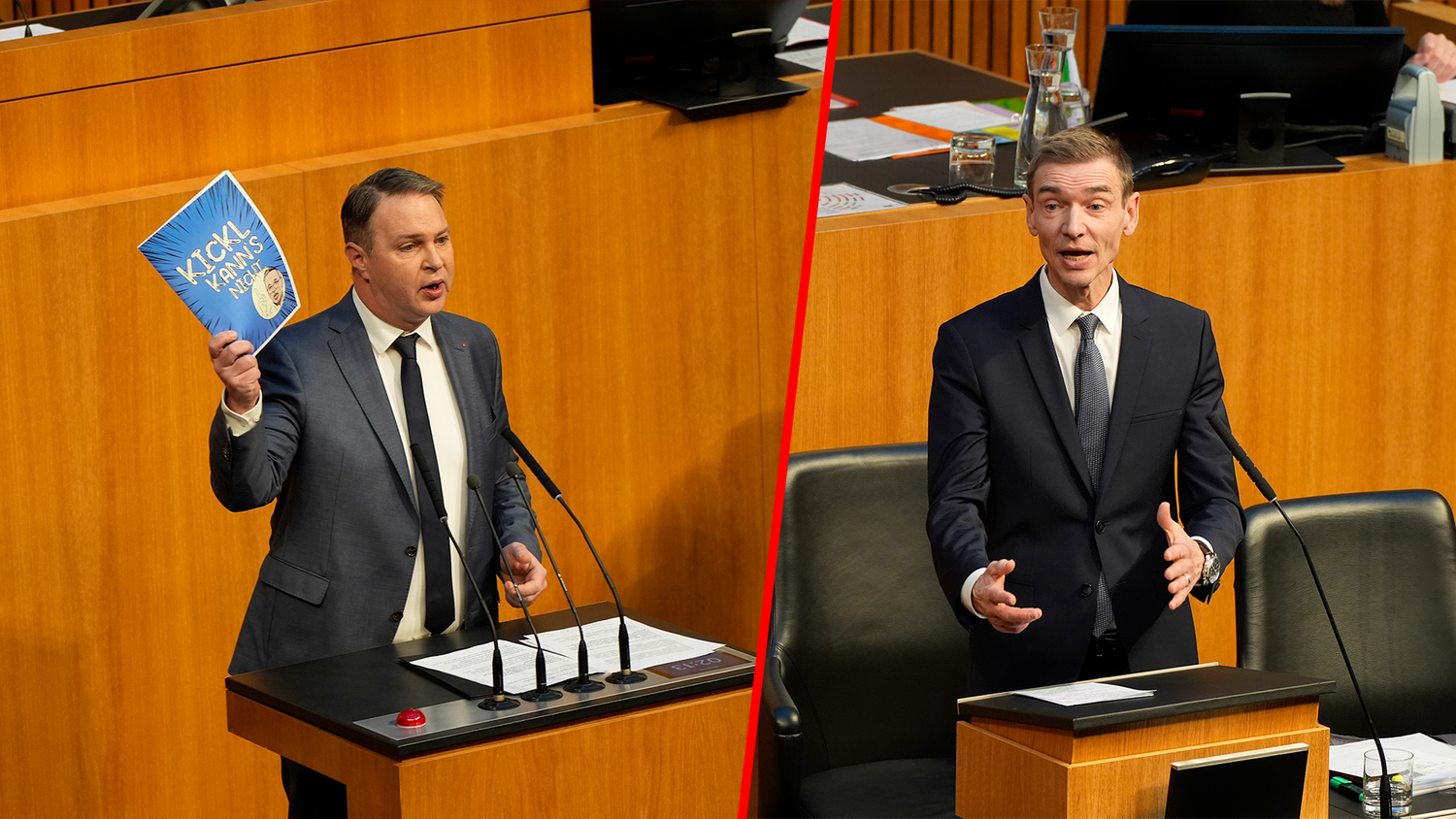 Im Parlament geht es am Mittwoch knallhart ums Budget.