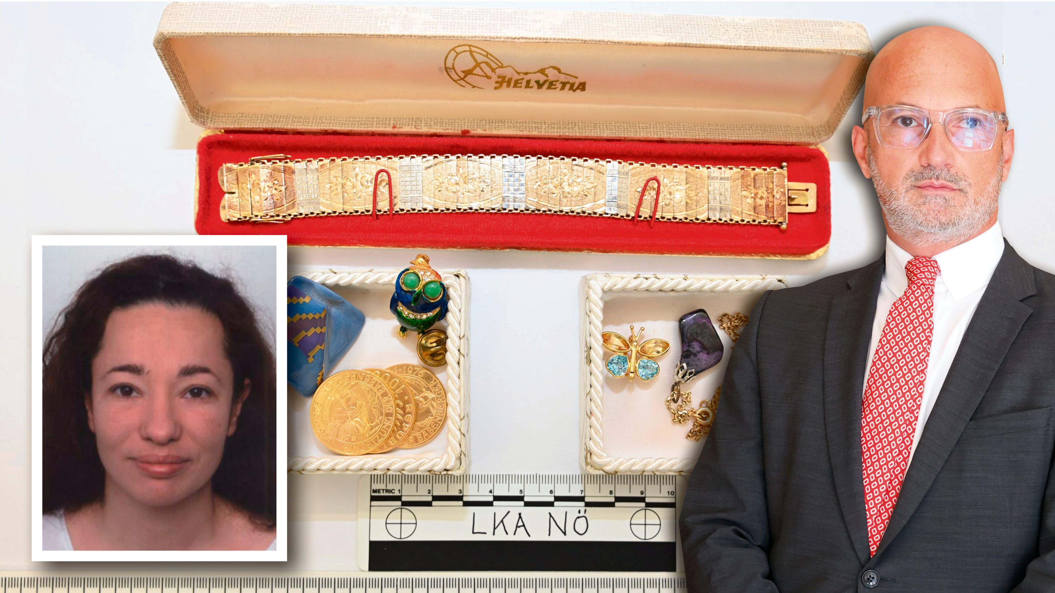 Ermittler fanden bei einer Hausdurchsuchung nur Schmuck; Star-Anwalt Niki Rast vertritt die flüchtige Frau.