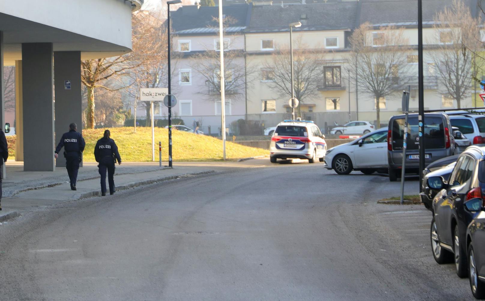 Die Handelsakademie 2 in Salzburg musste vorübergehend gesperrt werden.