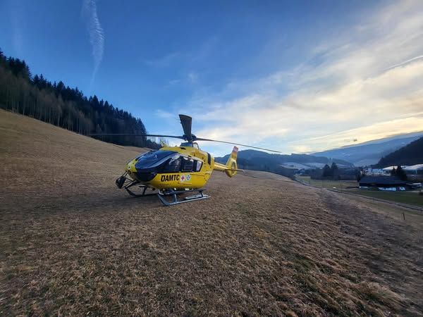 Der Notarzt des Rettungshubschraubers konnte nur noch den Tod des Mannes feststellen. 