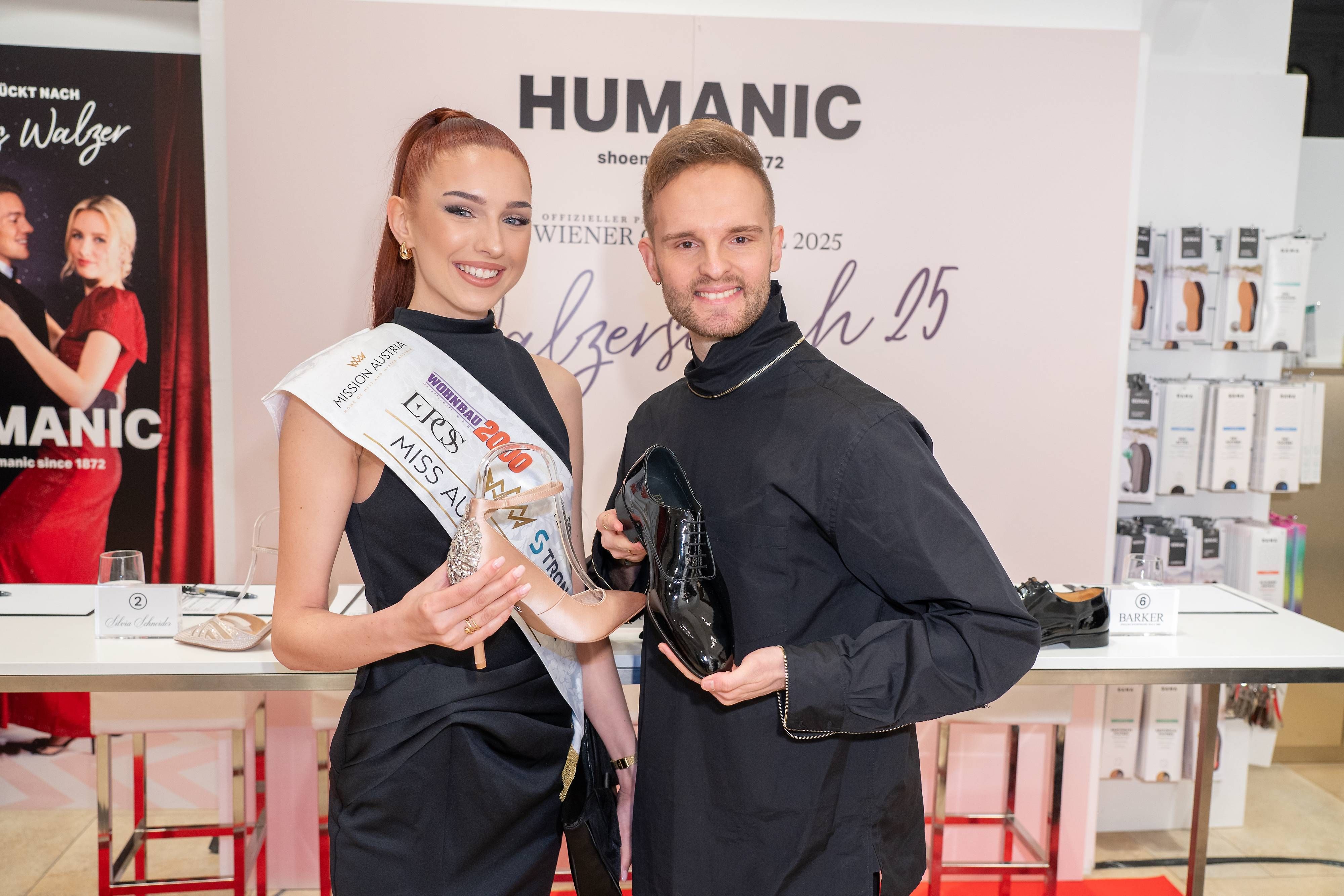 Lucia Sisic und Herby Stanonik beim Humanic Walzerschuh 2025 Jury Voting.