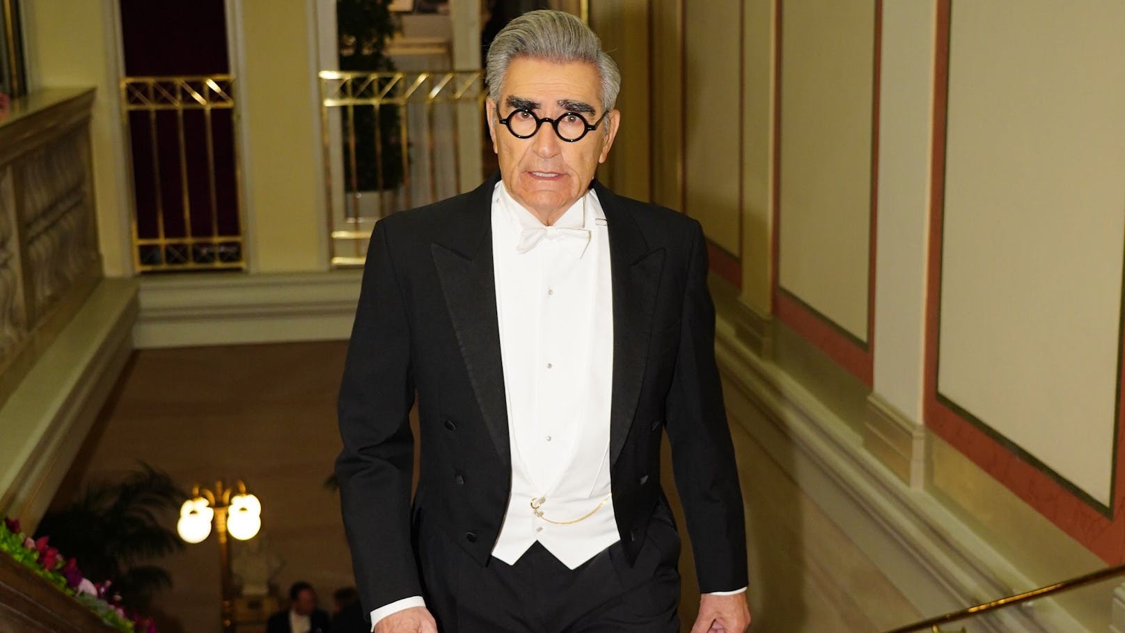 Der kanadische Schauspieler Eugene Levy nahm sich bei seinem Aufenthalt in Wien die Zeit, auf den Philharmonikerball zu gehen. 