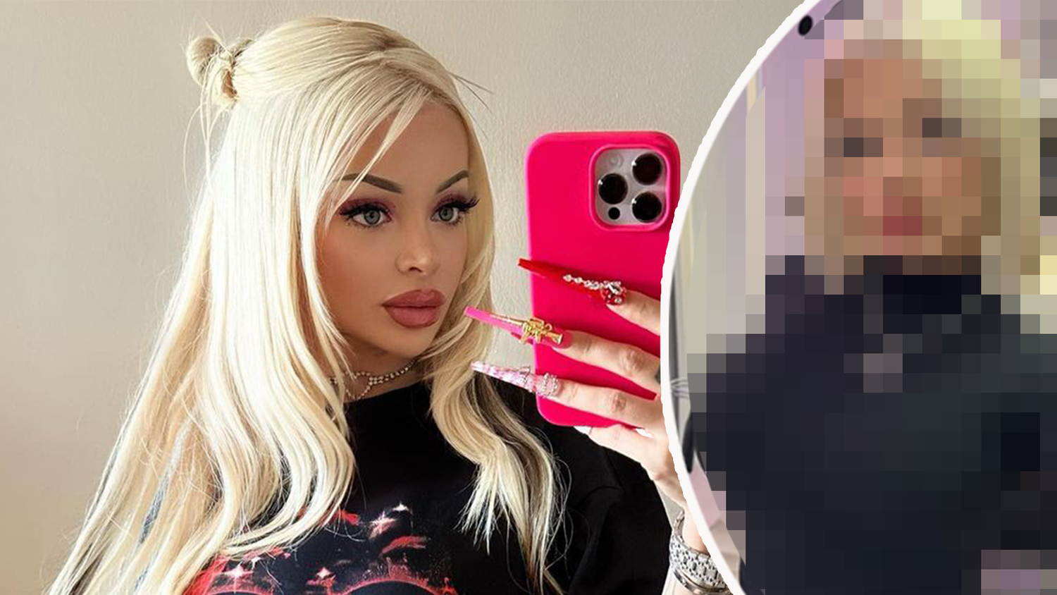 Stilvolle Katja Krasavice Frher Heute Bilder