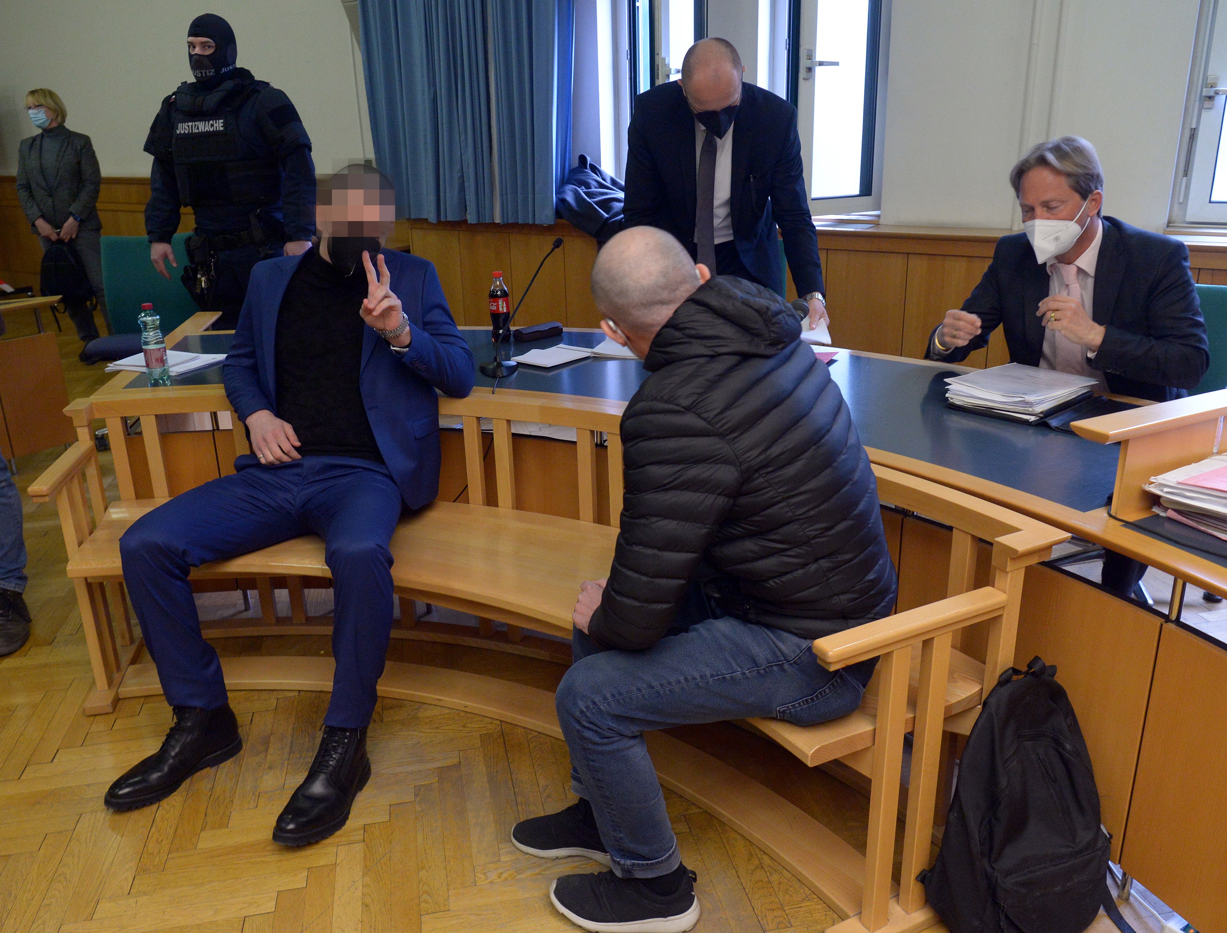 Prozess gegen fünf mutmaßliche tschetschenische Sittenwächter in Wien (Symbolfoto von 2021).