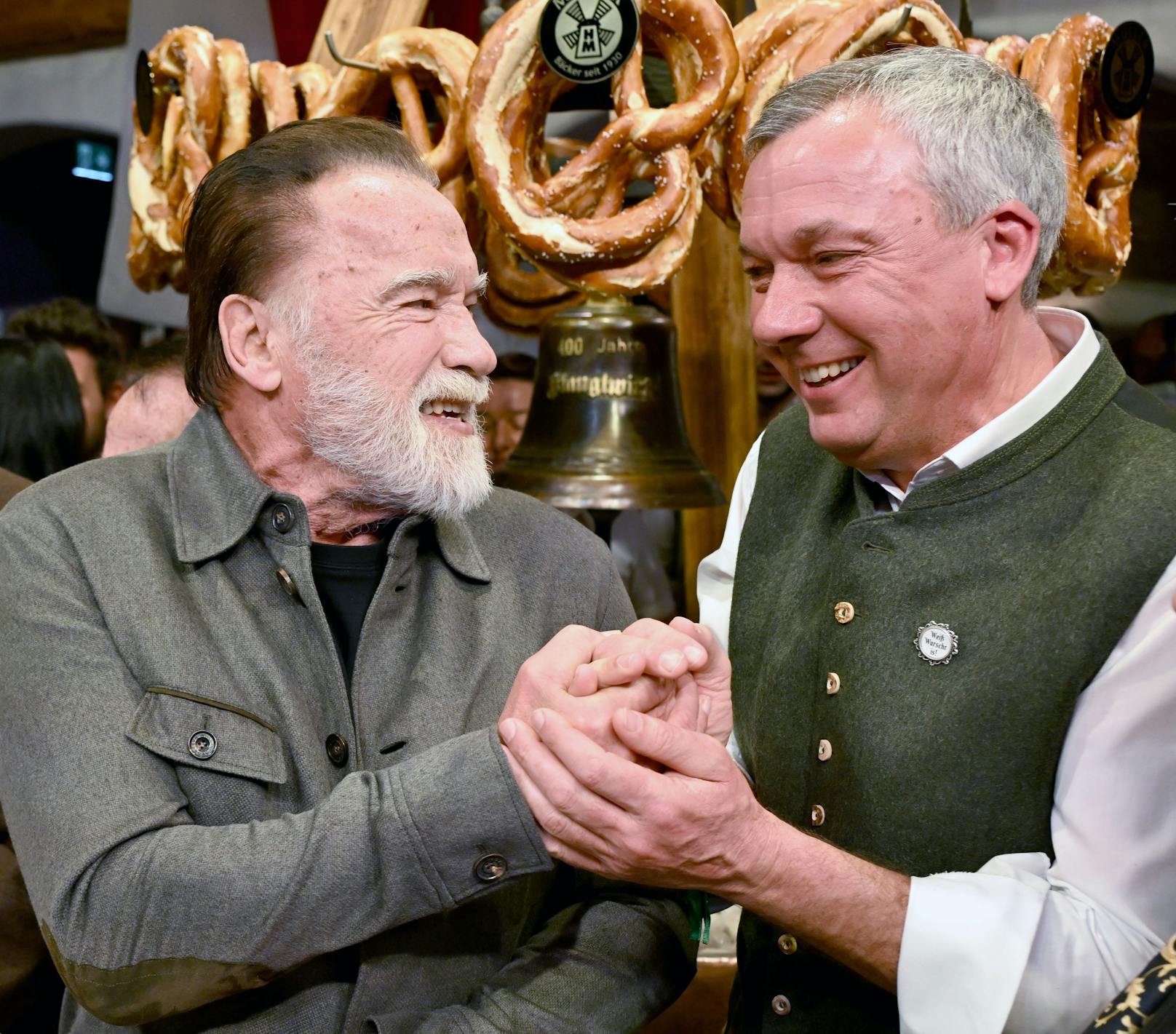 Arnold Schwarzenegger und Fritz Strobl 