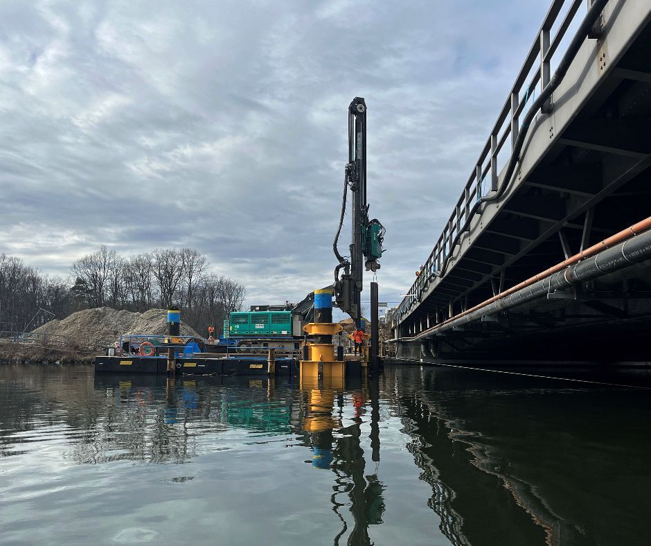 Der Neubau der Murbrücken zwischen Feldkirchen und Graz-Ost schreitet voran.