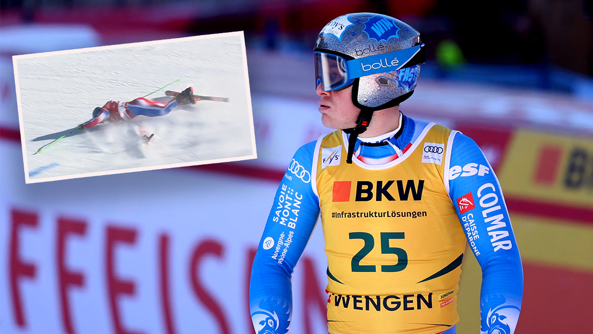 Der Frankreich-Star Florian Loriot ist schwer zu Sturz gekommen. 