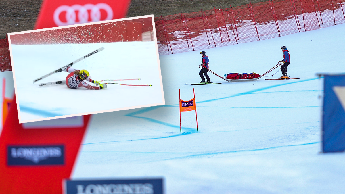 ÖSV-Ass Nina Ortlieb ist schwer gestürzt. 