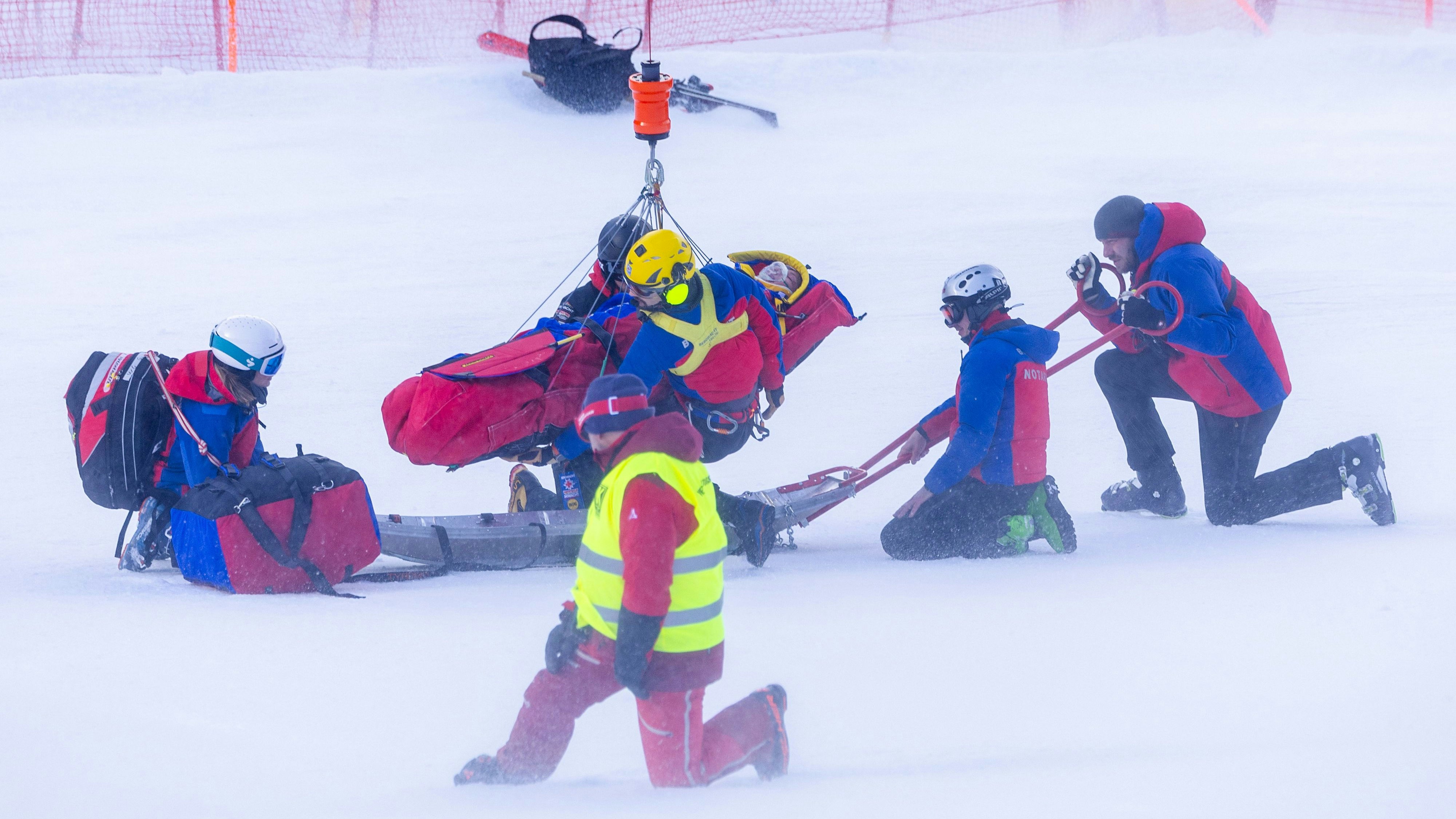 Tereza Nova wurde mit dem Helikopter abtransportiert.
