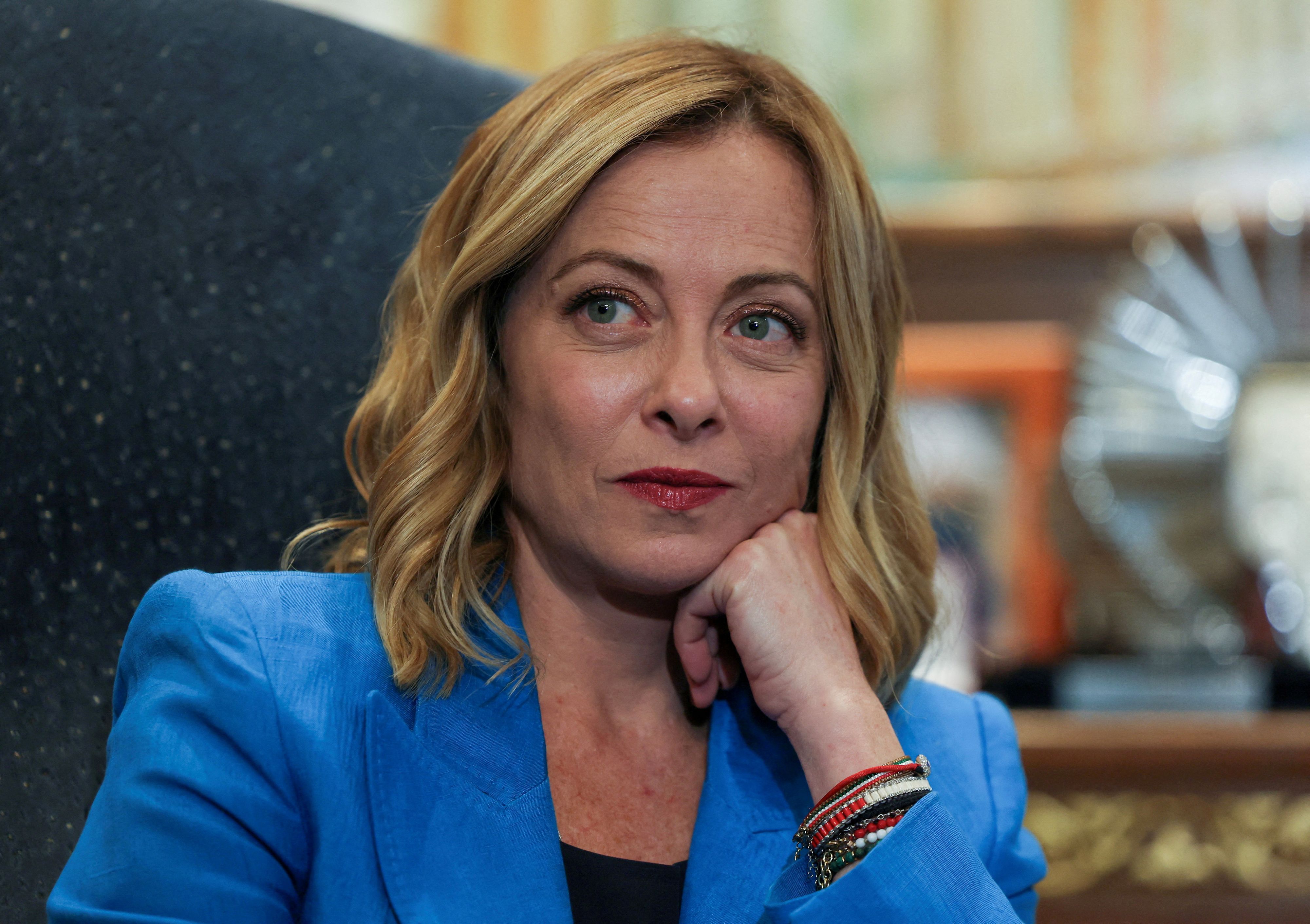 Italiens Ministerpräsidentin Giorgia Meloni hält weiter an ihrer Asylstrategie fest.