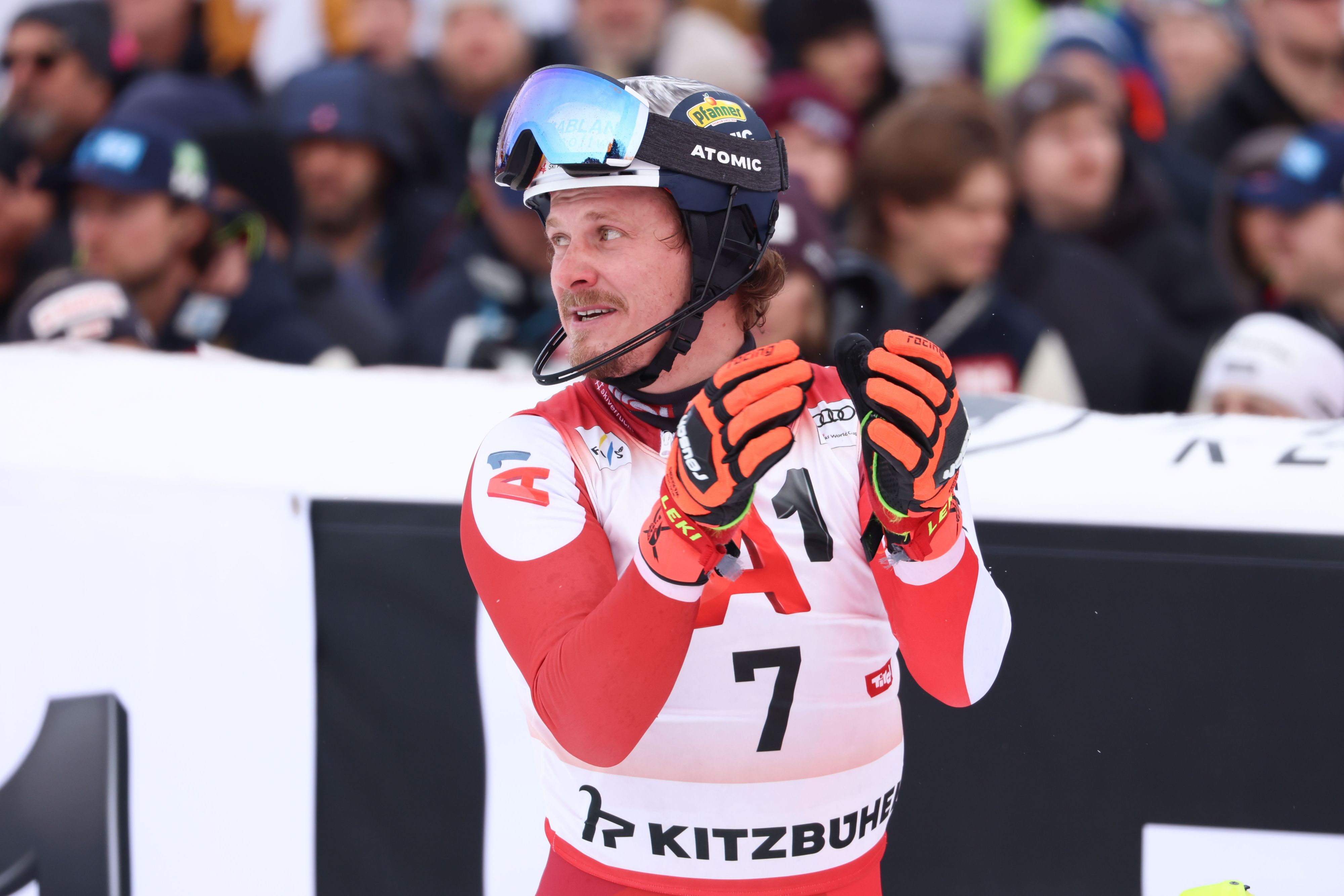 Manuel Feller verpasste in Kitzbühel erneut einen Spitzenplatz.