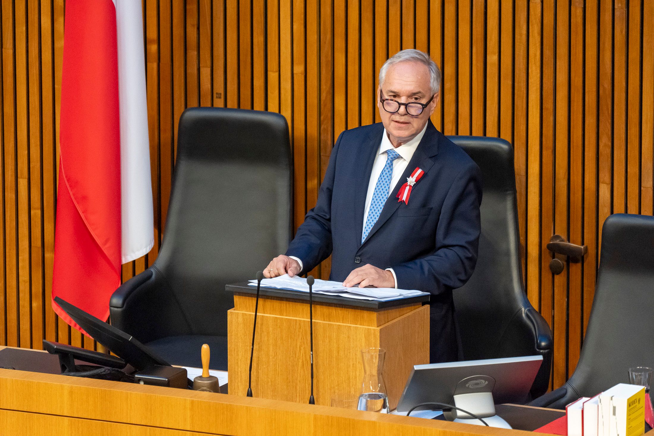 FPÖ-Mann Walter Rosenkranz ist seit Oktober 2024 Nationalratspräsident.
