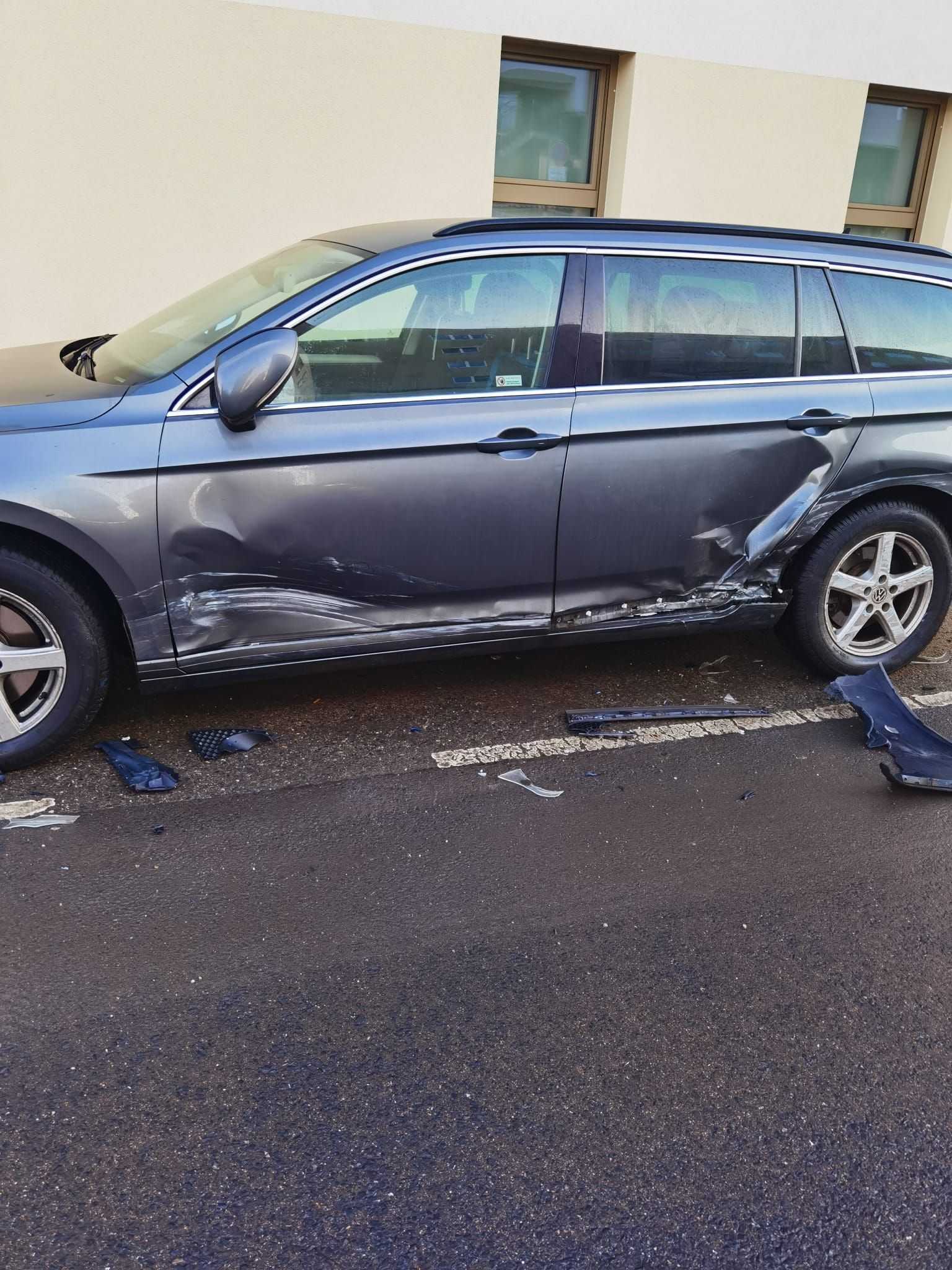 So fand Farhad seinen VW vor. 