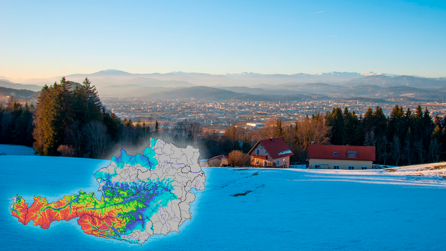 Hier wird Österreich wieder weiß. (Archivbild)