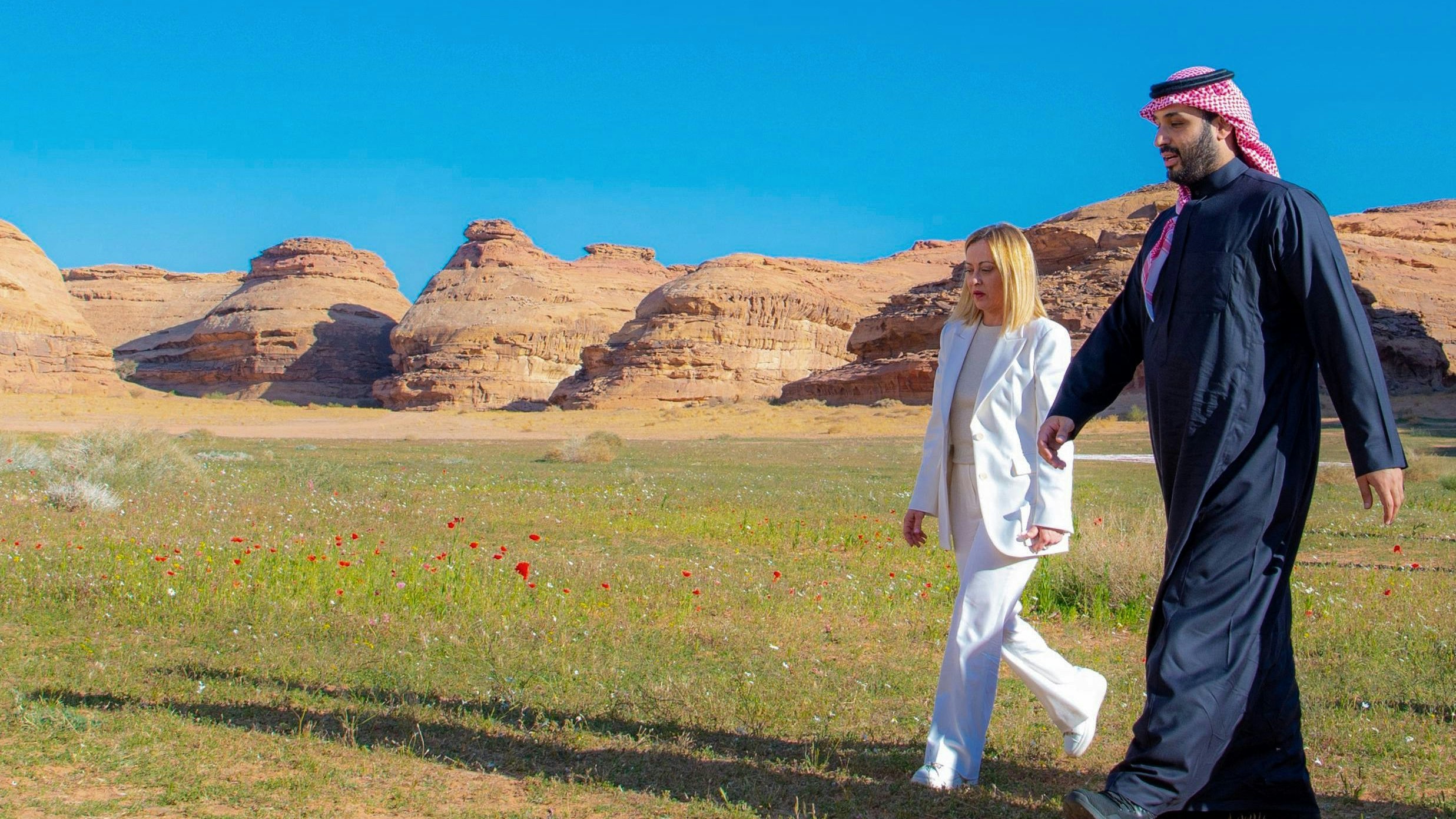 Giorgia Meloni zu Gast in Saudi-Arabien