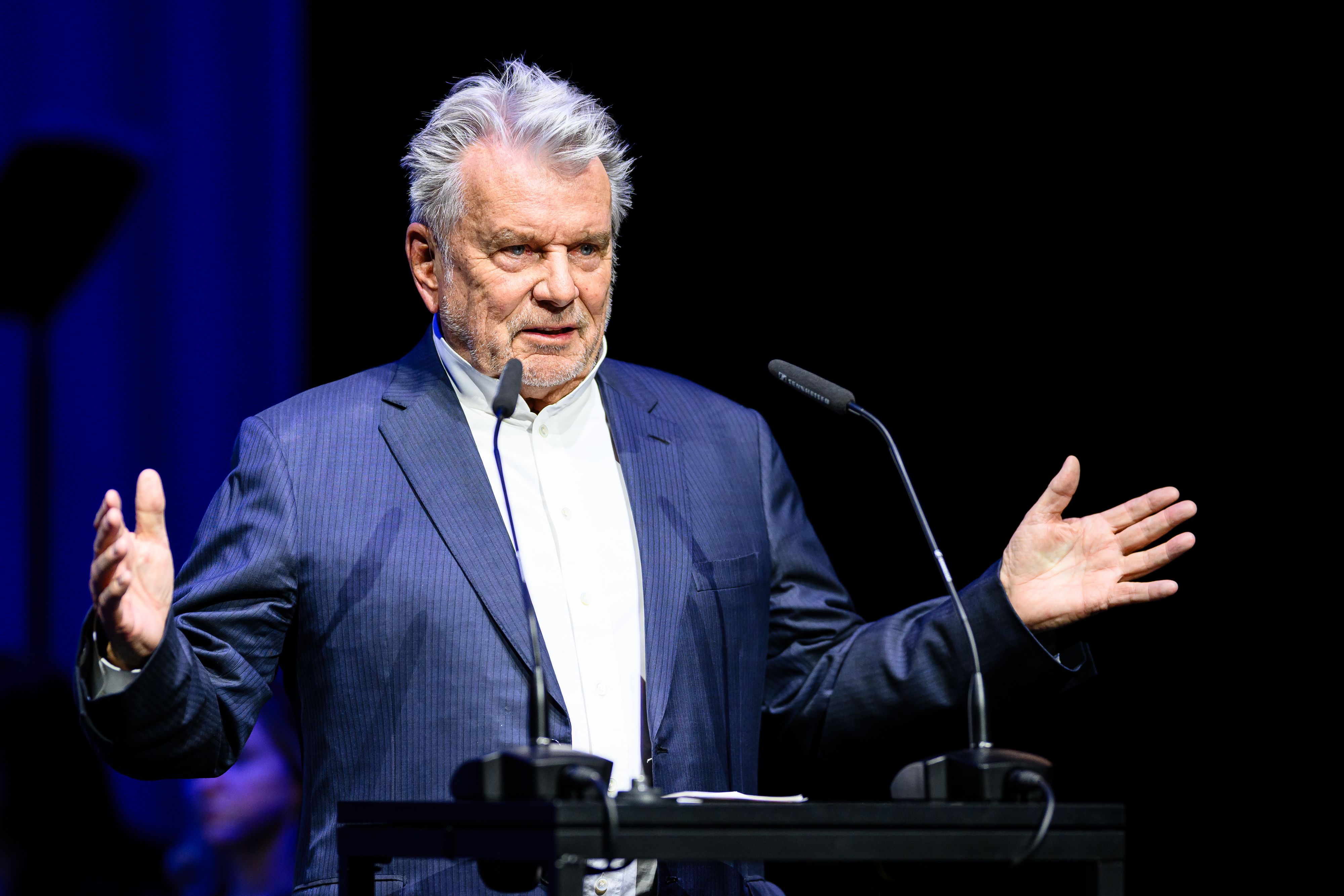 Strabag-Miteigentümer Hans Peter Haselsteiner am 6. Dezember 2024 im Rahmen des Festaktes zur Eröffnung der Neuen Staatsoper im Künstlerhaus in Wien.