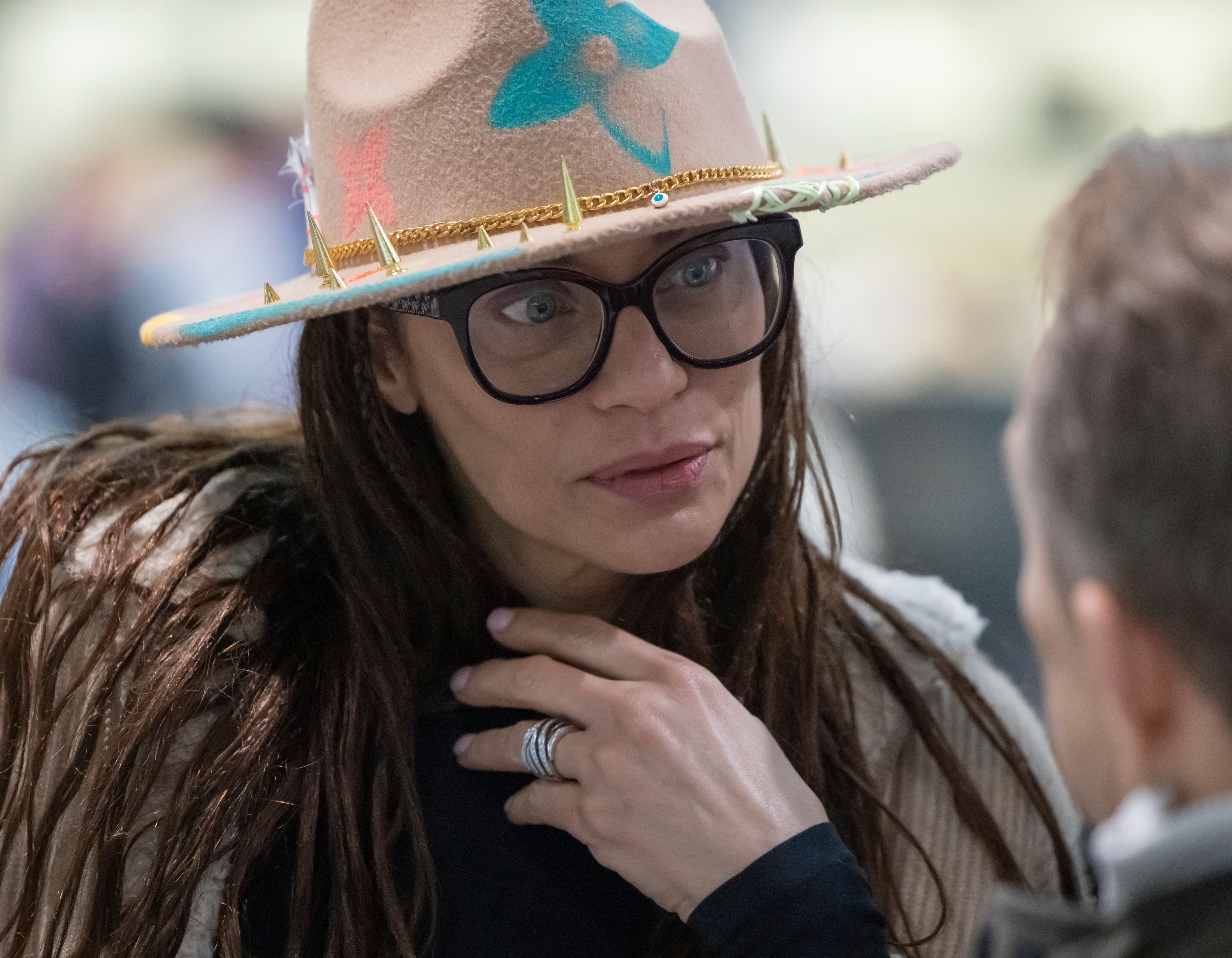 Lilly Becker am Flughafen vor ihrer Abreise zum Dschungelcamp nach Australien.