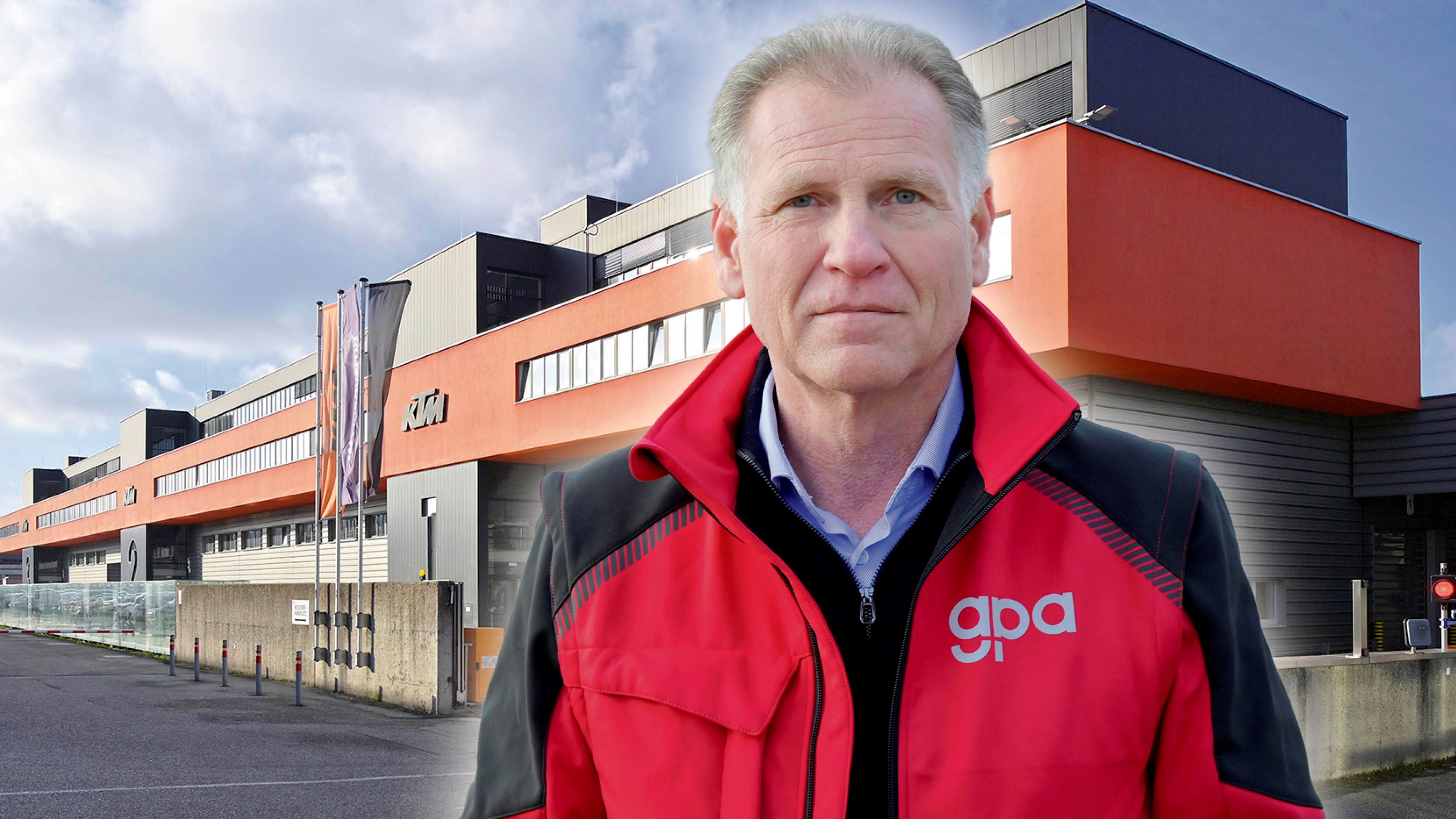 Gewerkschafter Mario Moser-Luger erwartete sich von der außerordentlichen Hauptversammlung Aufklärung. Im Bild: KTM-Hauptwerk in Mattighofen (Bez. Braunau)