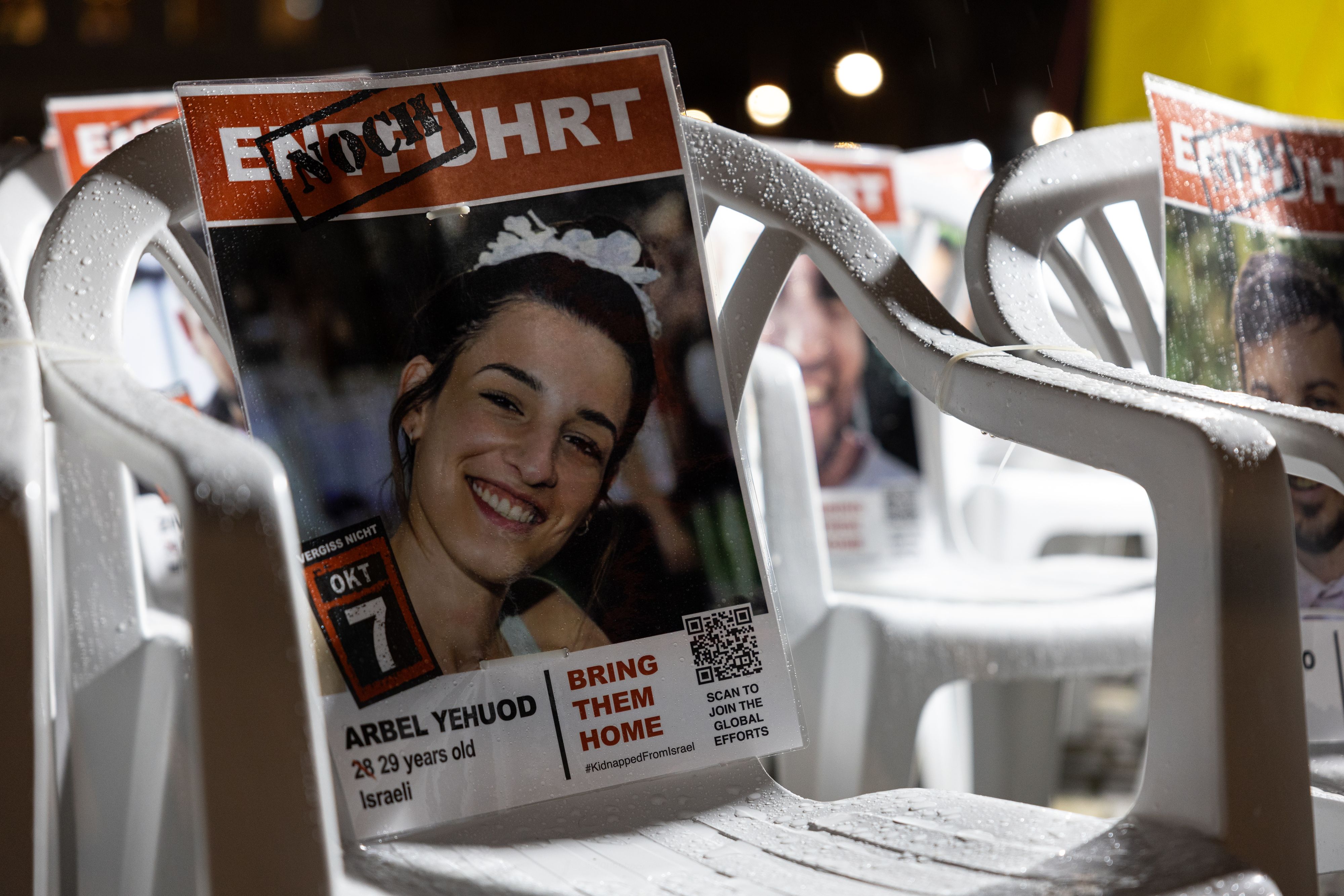 Arbel Yehud wurde am 7. Oktober 2023 von der Hamas entführt.