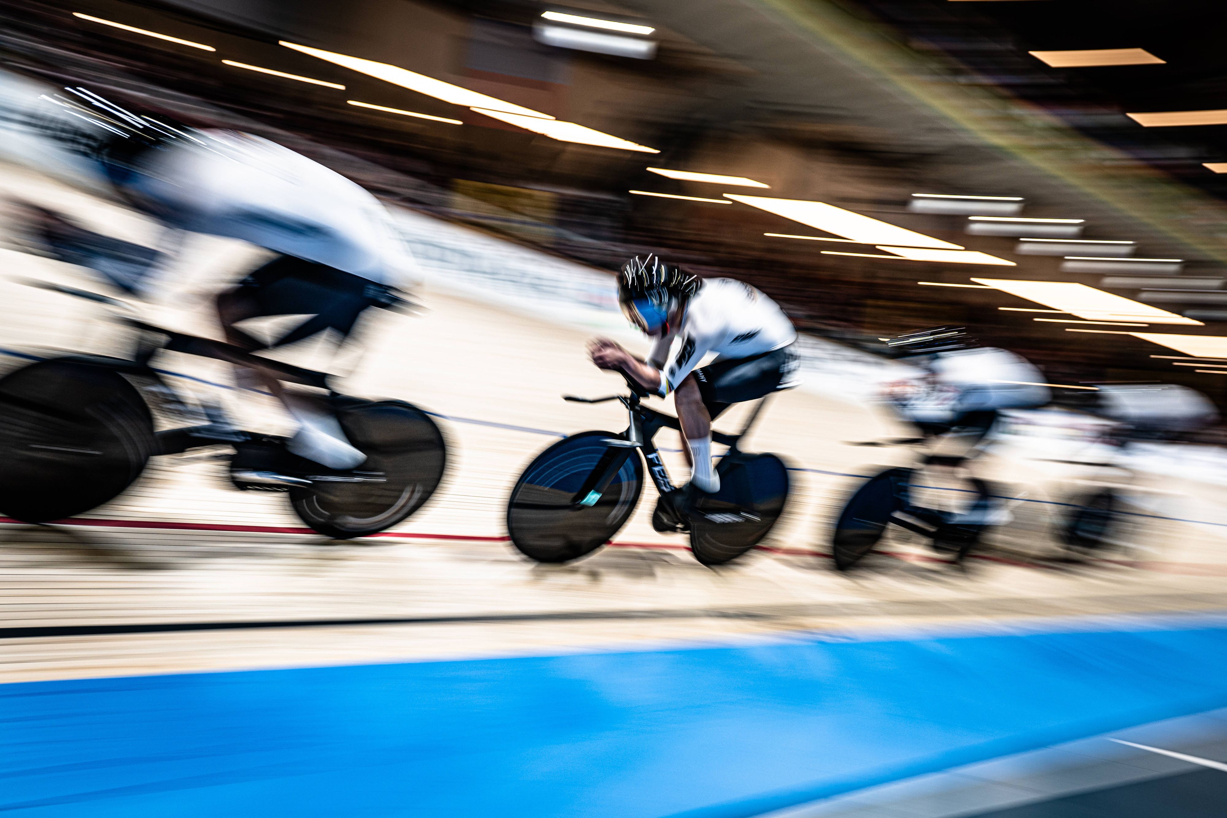 Die deutsche Bahnrad-Nationalmannschaft war in einen Unfall verwickelt.