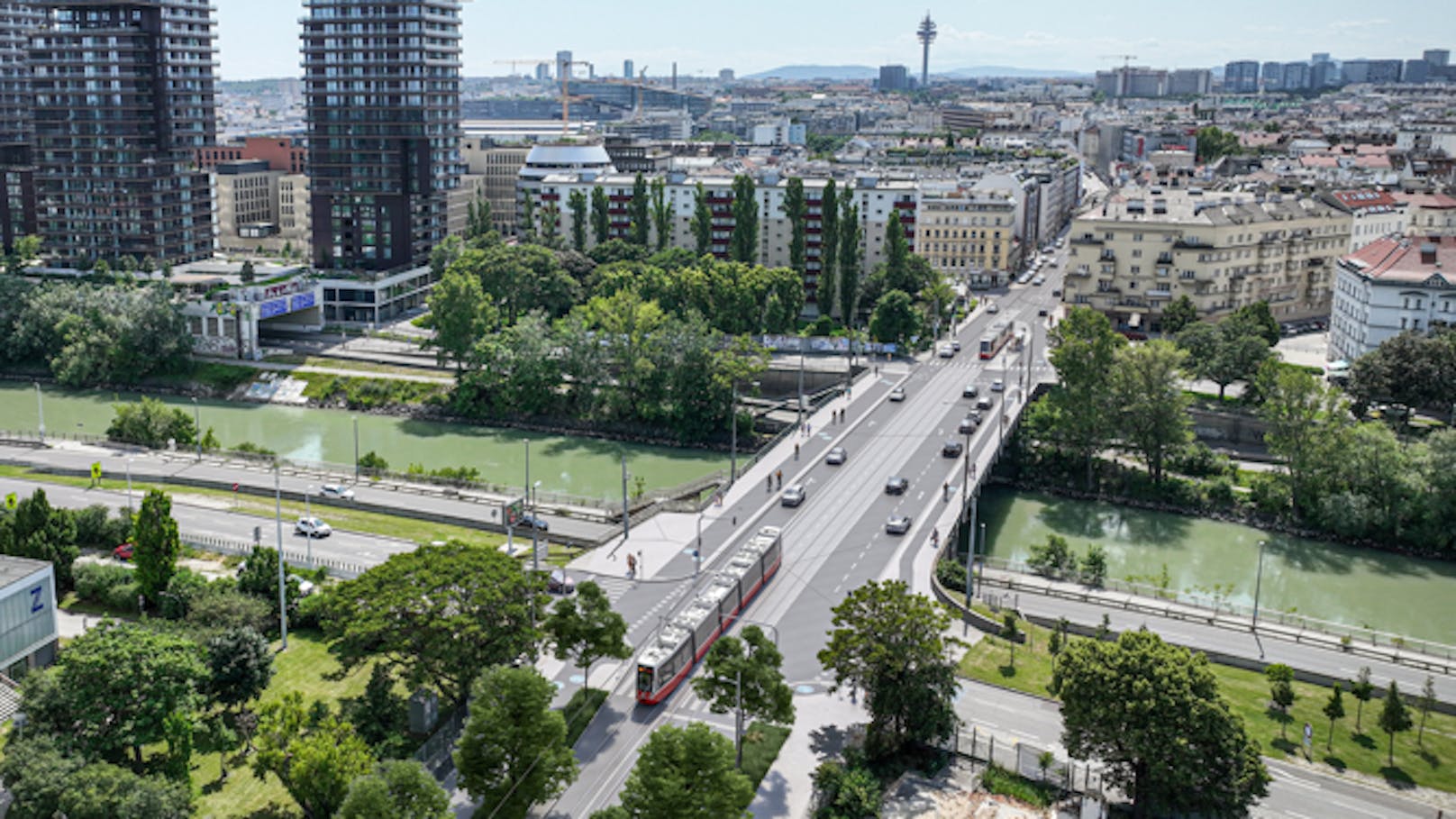 Verlängerung! Bim-Linie 18 fährt bis zur U2 Stadion