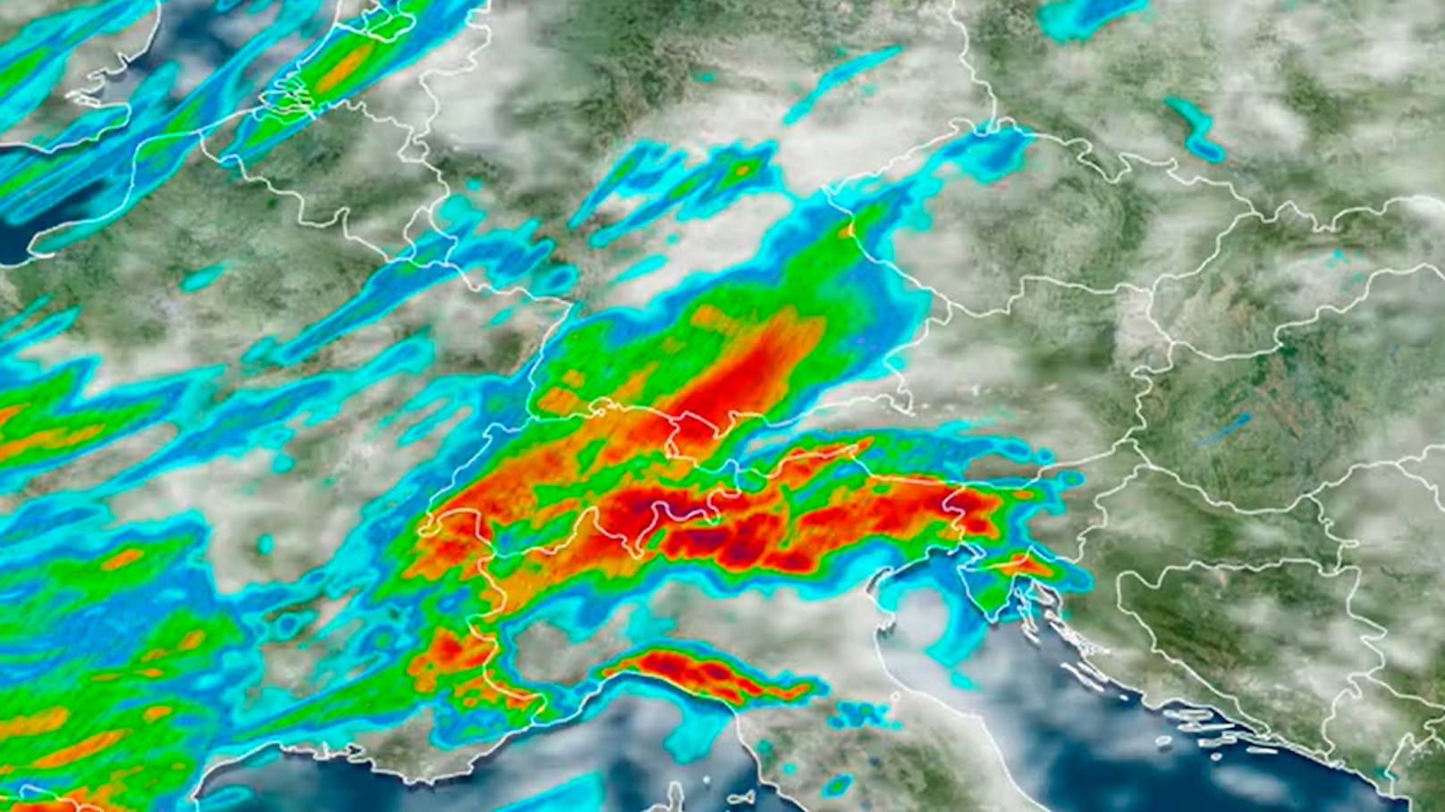 Warnstufe Rot! Regen- und Schneemassen im Anmarsch