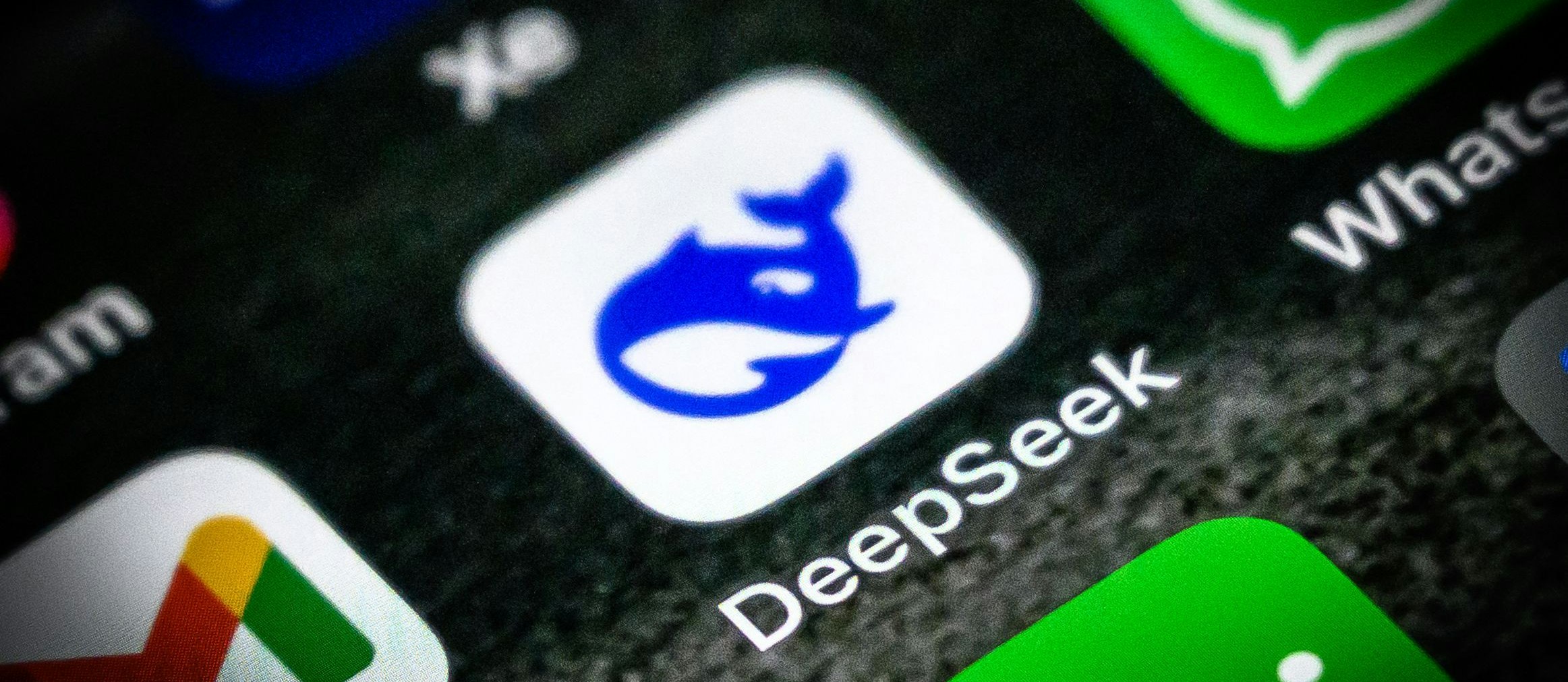 Macht ordentlich Wellen: Der blaue Wal im Logo der chinesischen KI-App DeepSeek ist derzeit der sprichwörtliche Hecht im Karpfenteich