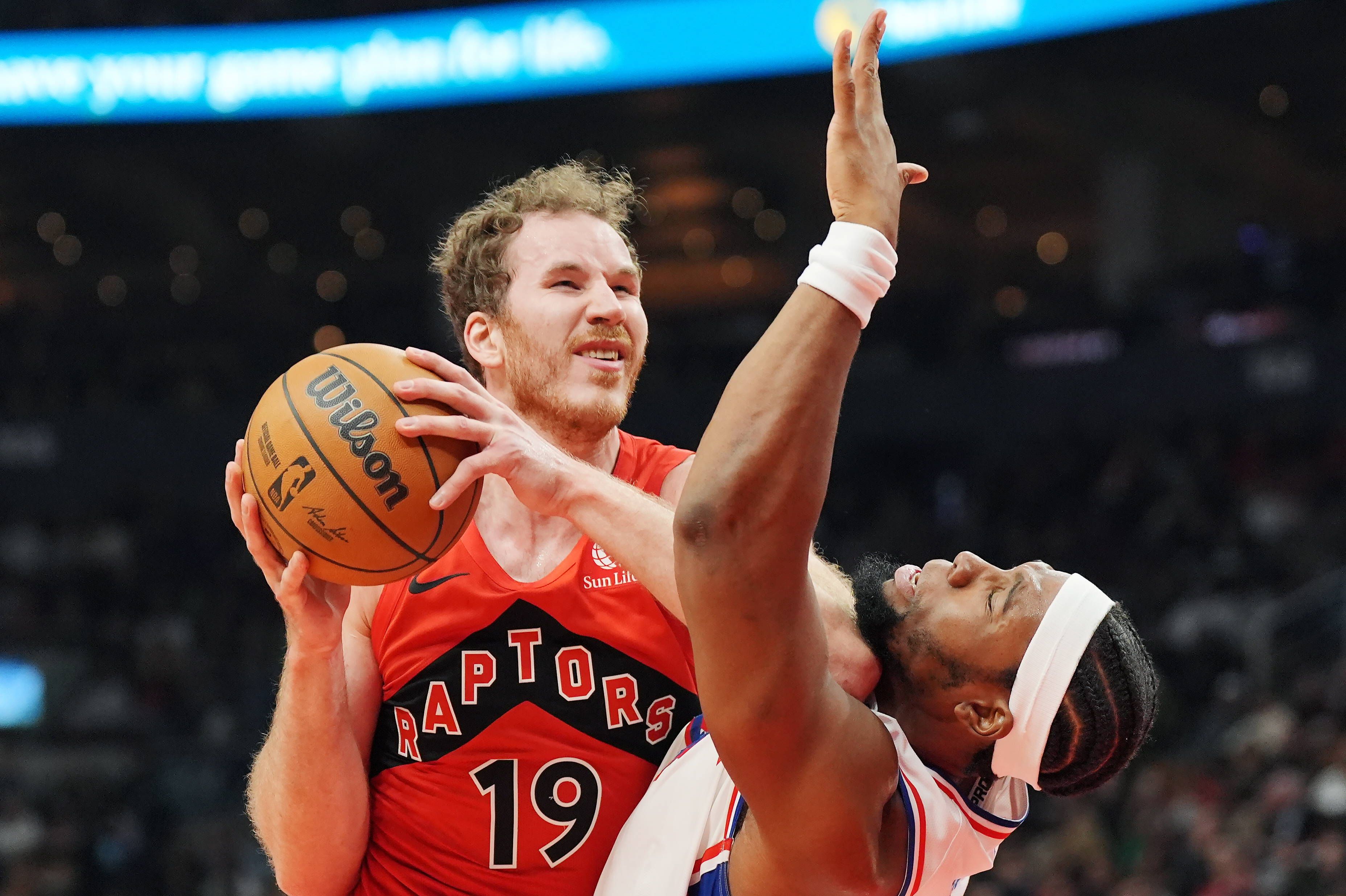 Jakob Pöltl gelingt sein 50. Double-Double.