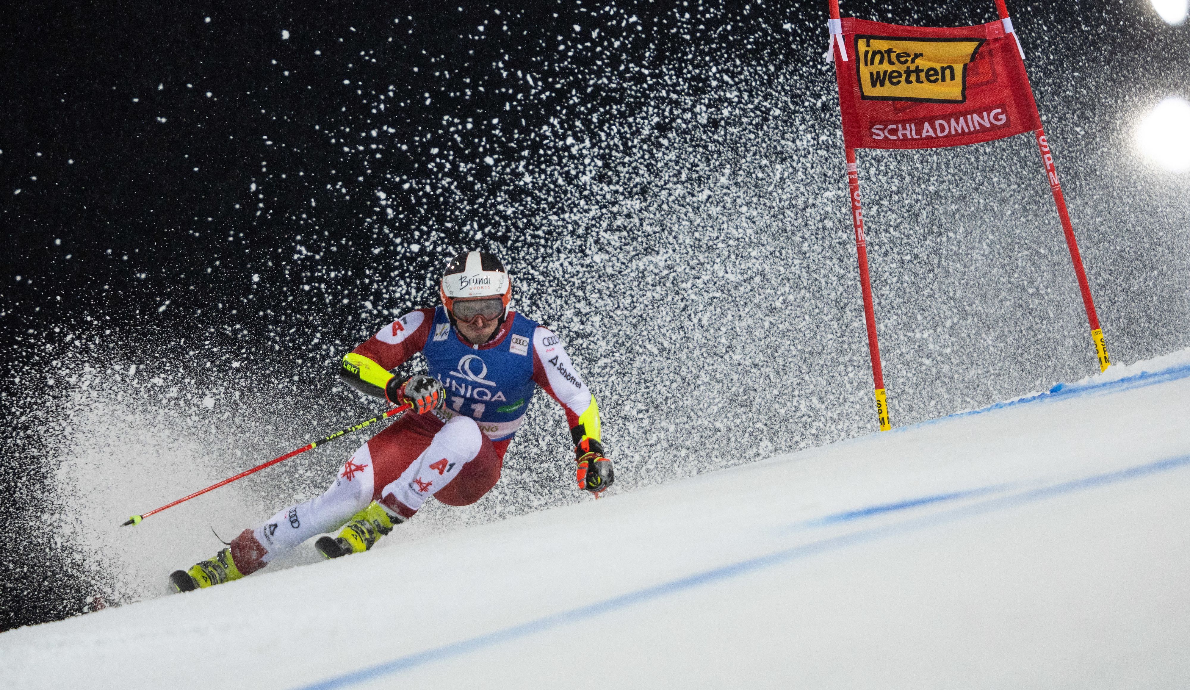 Österreichs Riesentorlauf-Star Stefan Brennsteiner. 