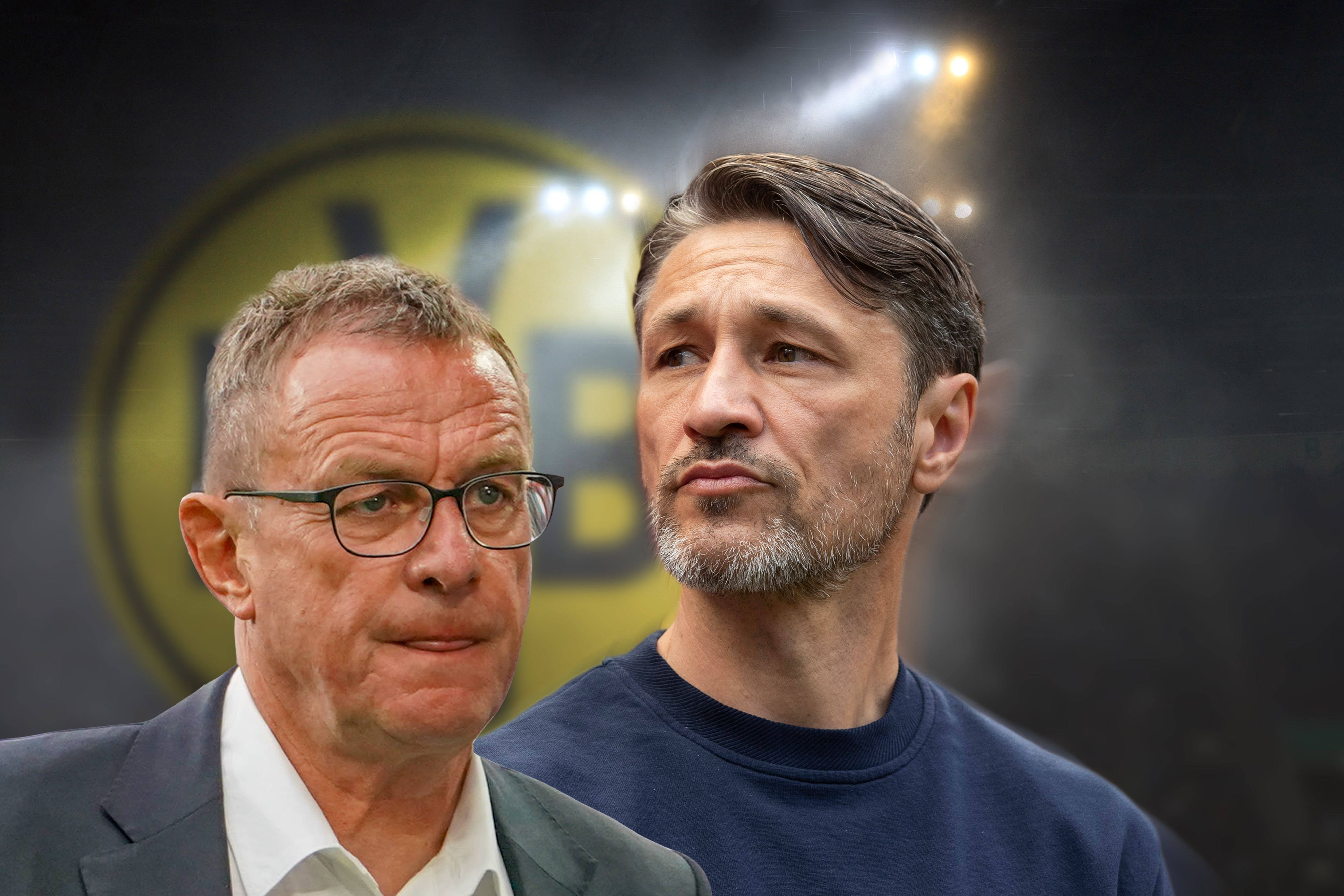 Niko Kovac (r.) wird neuer BVB-Trainer, Ralf Rangnick sagte ab.