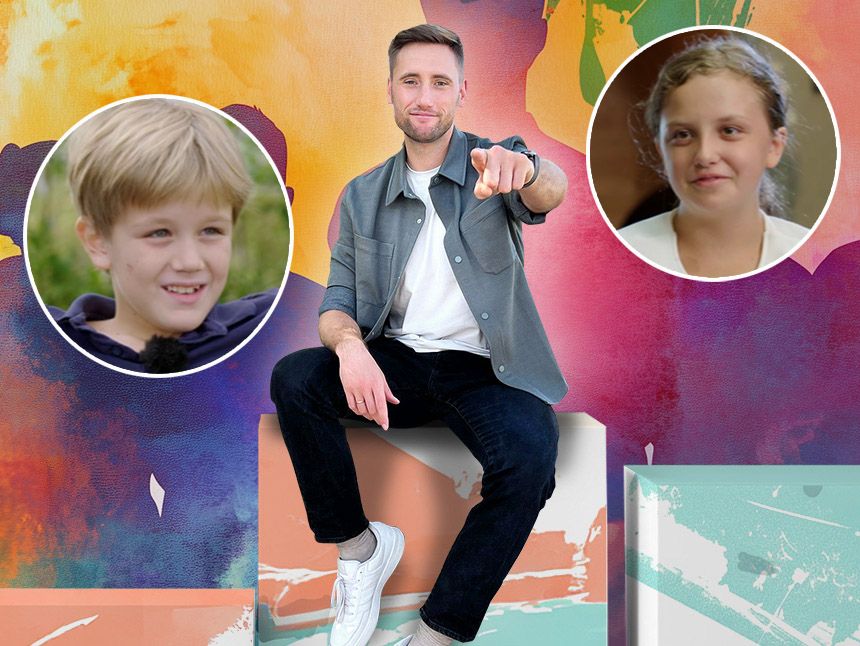 Familiencoach Ben Strigl (33) unterstützt in der ersten Folge Eneas (8) und Kim (12).