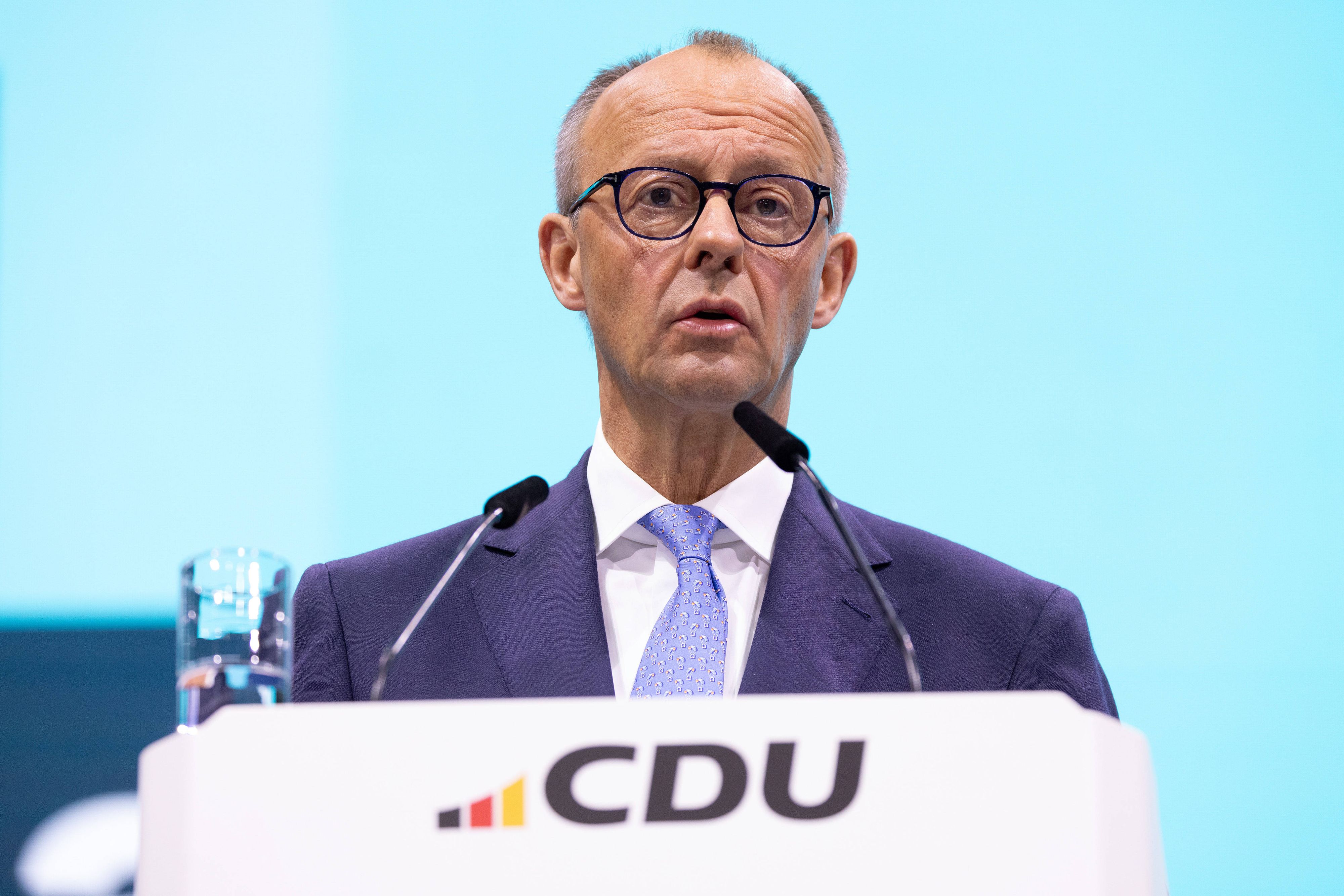 Friedrich Merz gelang es, die Mehrheit der Abgeordneten zu überzeugen. 