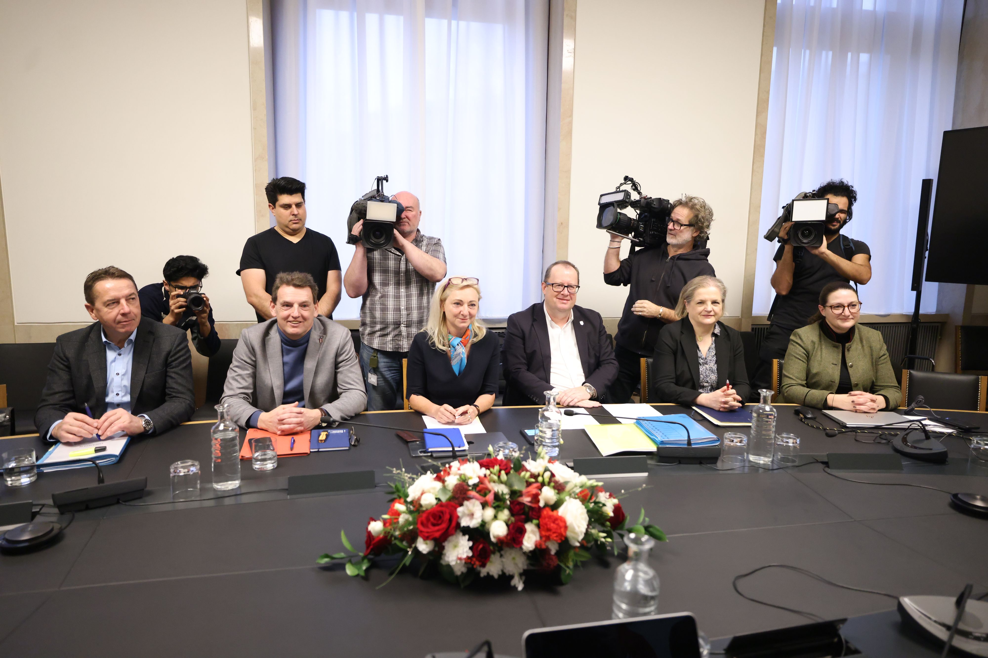 Die FPÖ-Verhandler in der Gruppe 